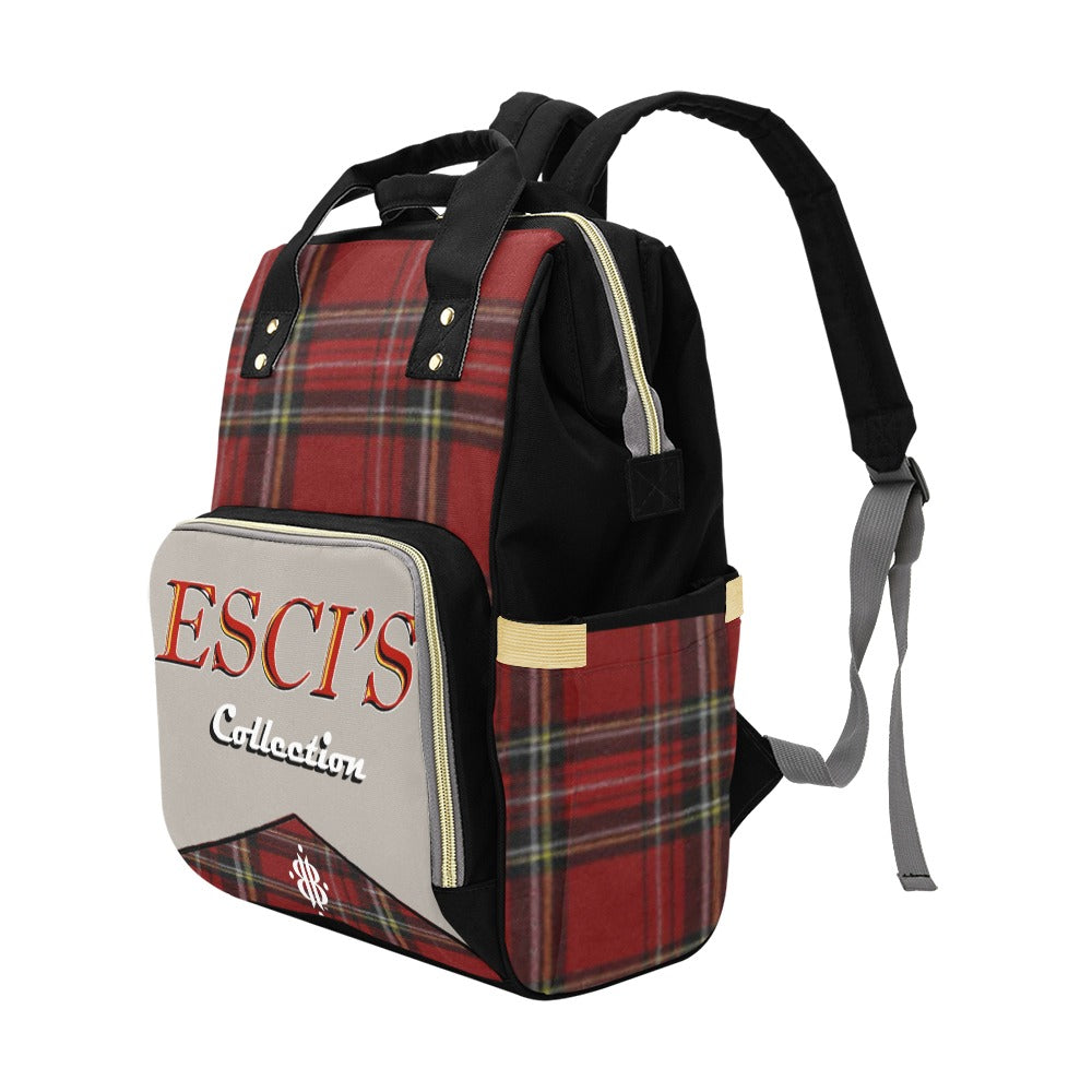 BOOJI ITALY ESCI'S COLLECTION CANVAS & LEATHER DELUXE BACKPACK