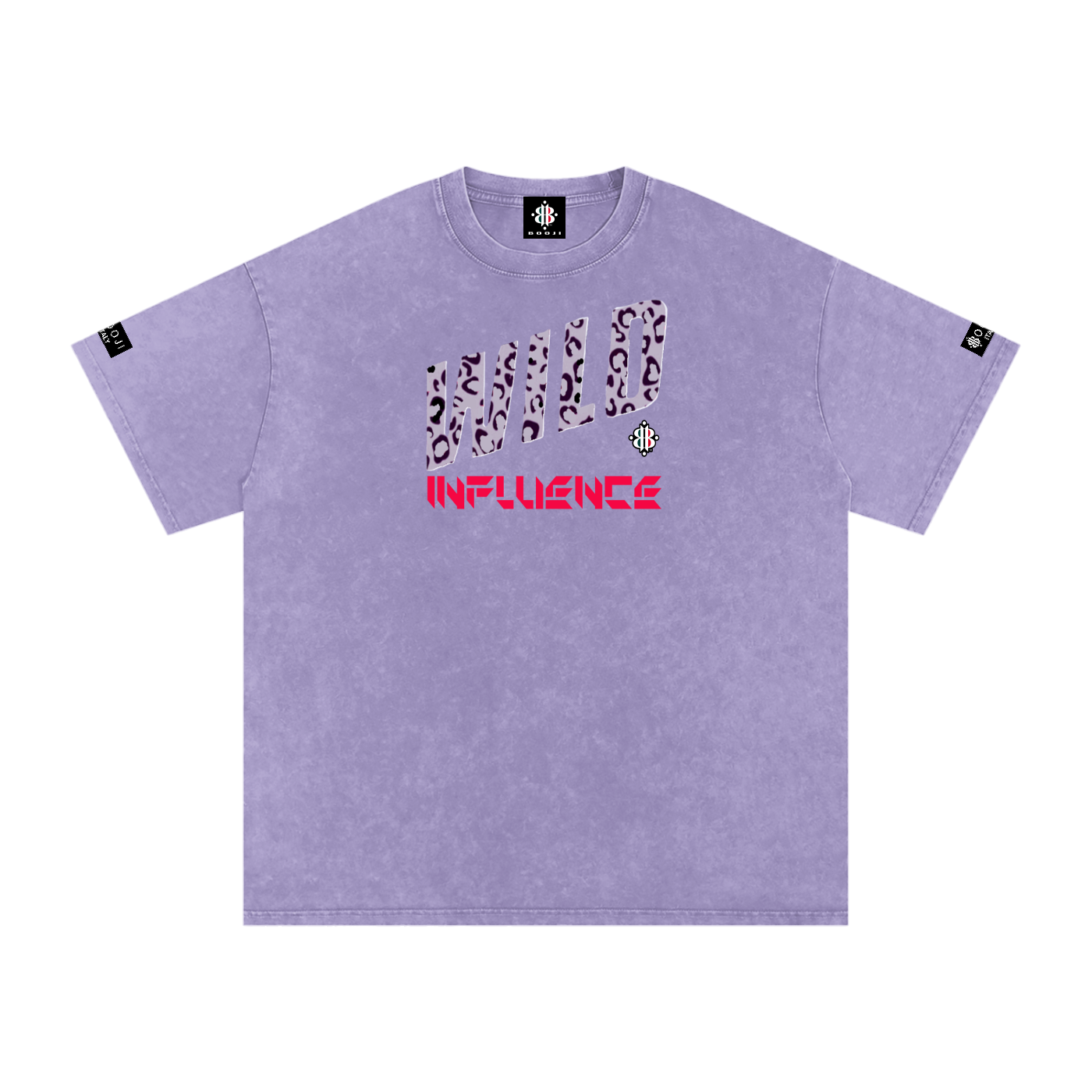 BOOJI ITALY WILD INFLUENCE Z-BACK SNOW WASHED T-SHIRT