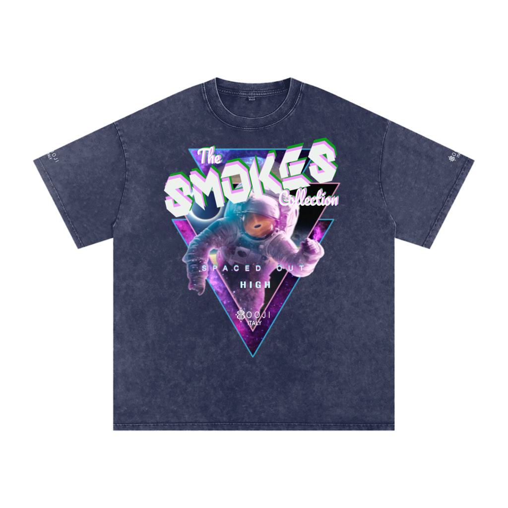 BOOJI ITALY "SMOKES COLLECTION" SNOW WASHED T-SHIRT