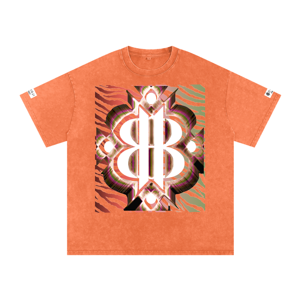 BOOJI ITALY "WILD INFLUENCE" LINE SNOW WASHED T-SHIRT