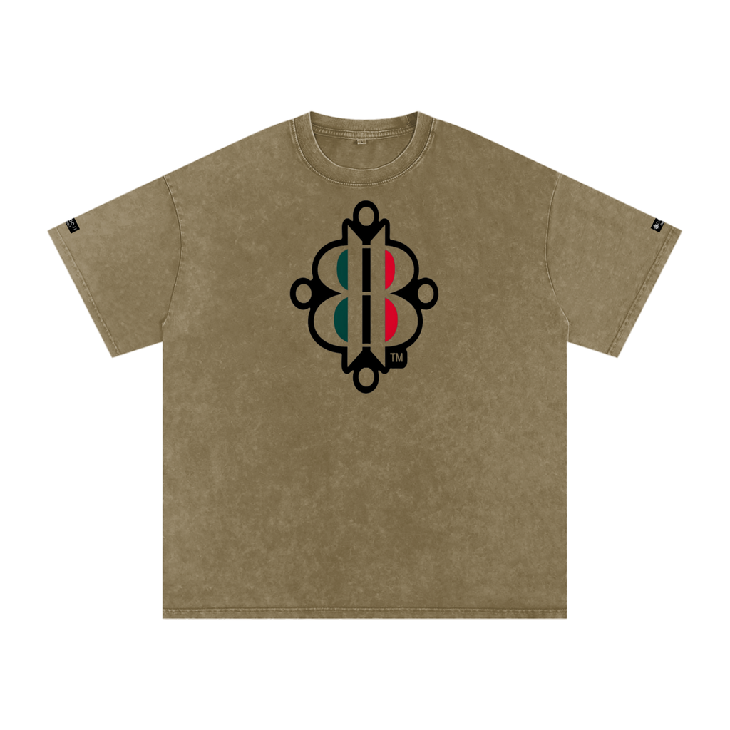 BOOJI ITALY "FLY DENIM MFR." SNOW WASHED T-SHIRT