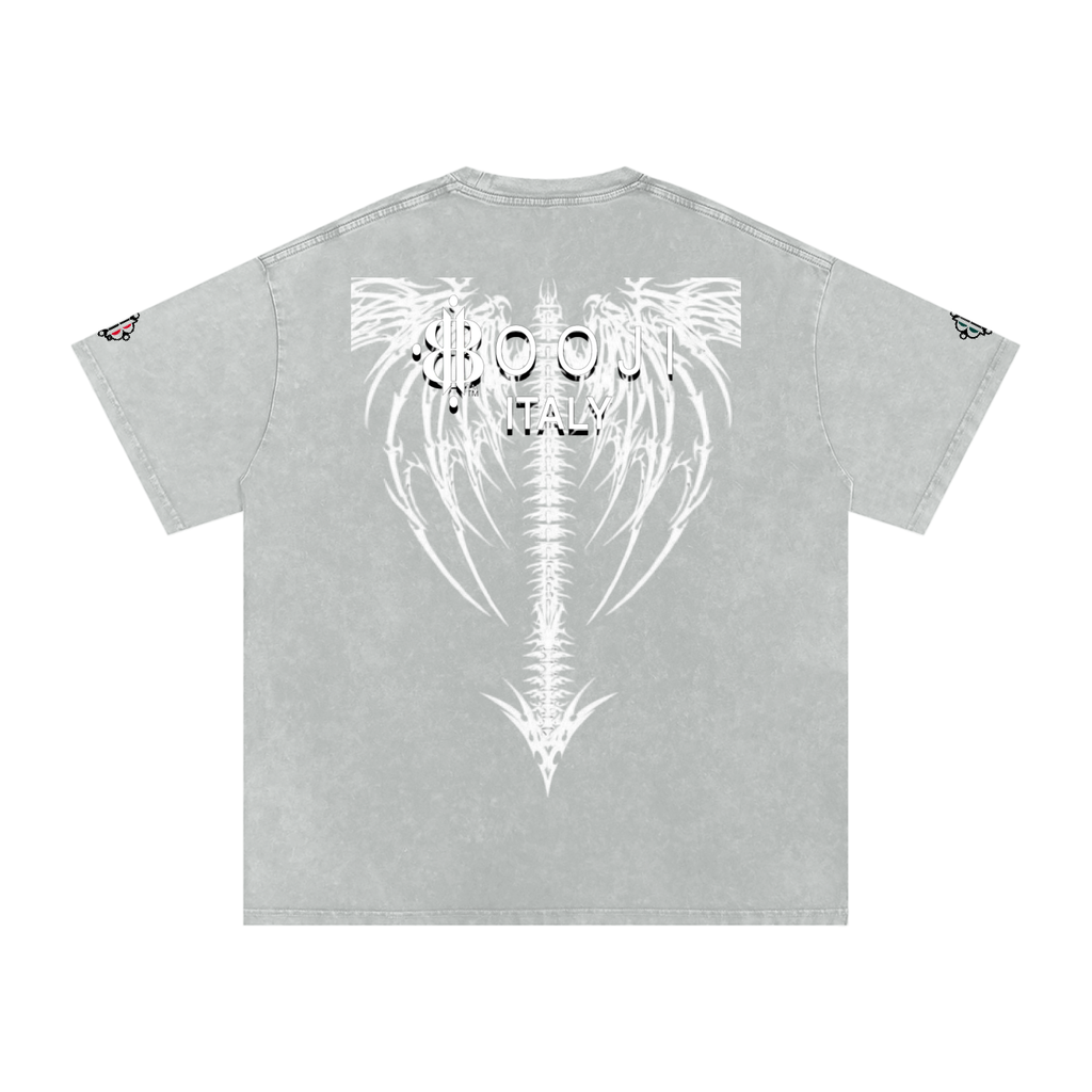 BOOJI ITALY DXXD IN LOVE BUTTERFLIES SNOW WASHED T-SHIRT