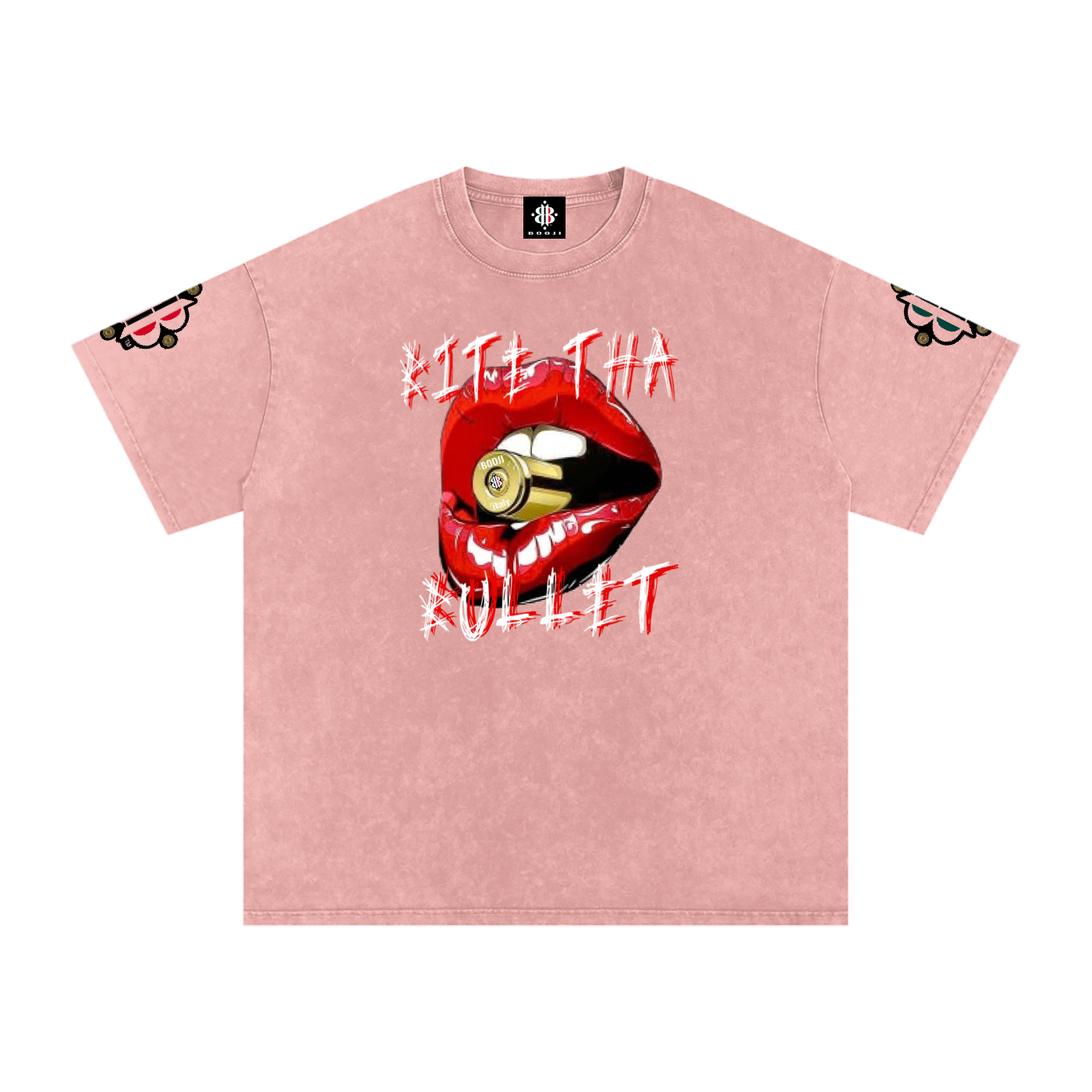 BOOJI ITALY BITE THA BULLET SNOW WASHED T-SHIRT