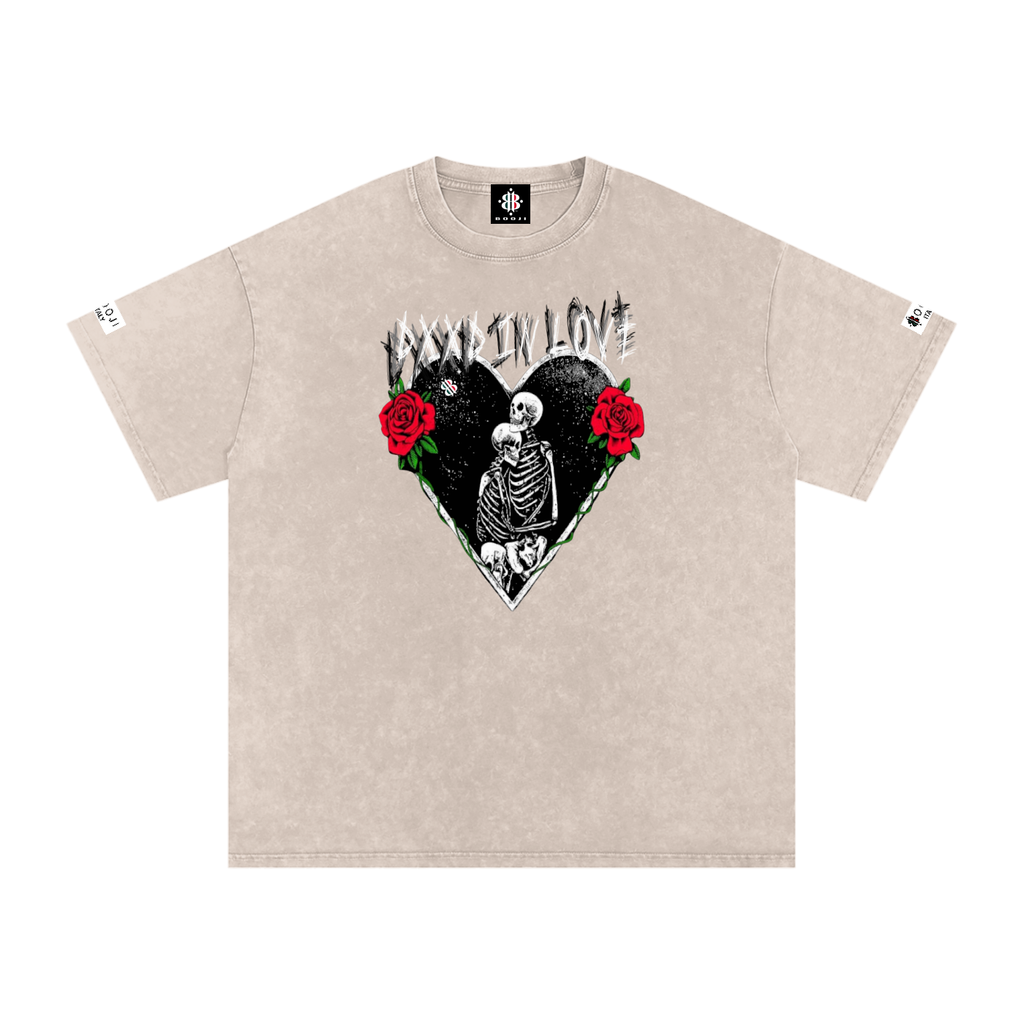 BOOJI ITALY DXXD IN LOVE SNOW WASHED T-SHIRT