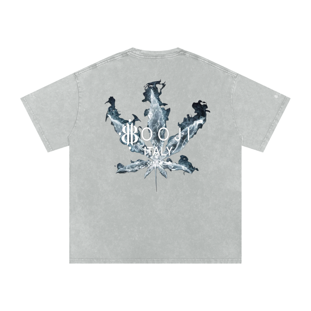 BOOJI ITALY "SMOKES COLLECTION" SNOW WASHED T-SHIRT