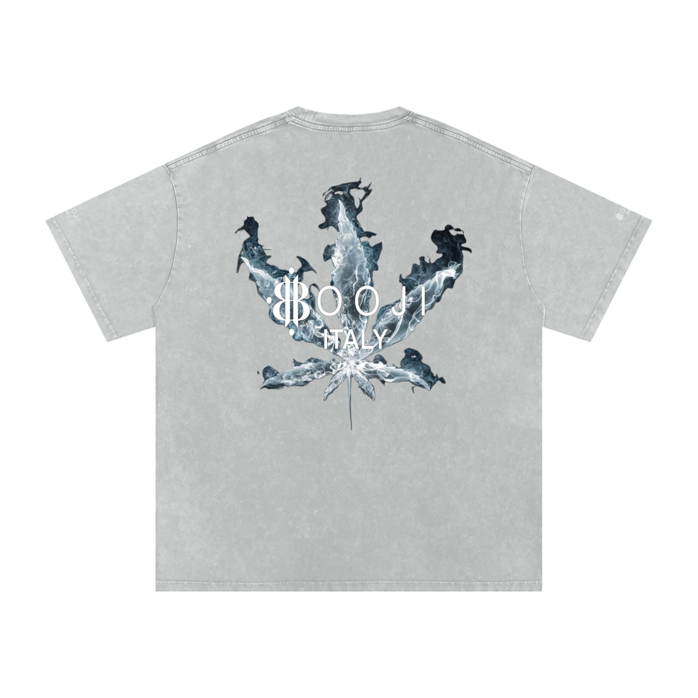 BOOJI ITALY "SMOKES COLLECTION" SNOW WASHED T-SHIRT