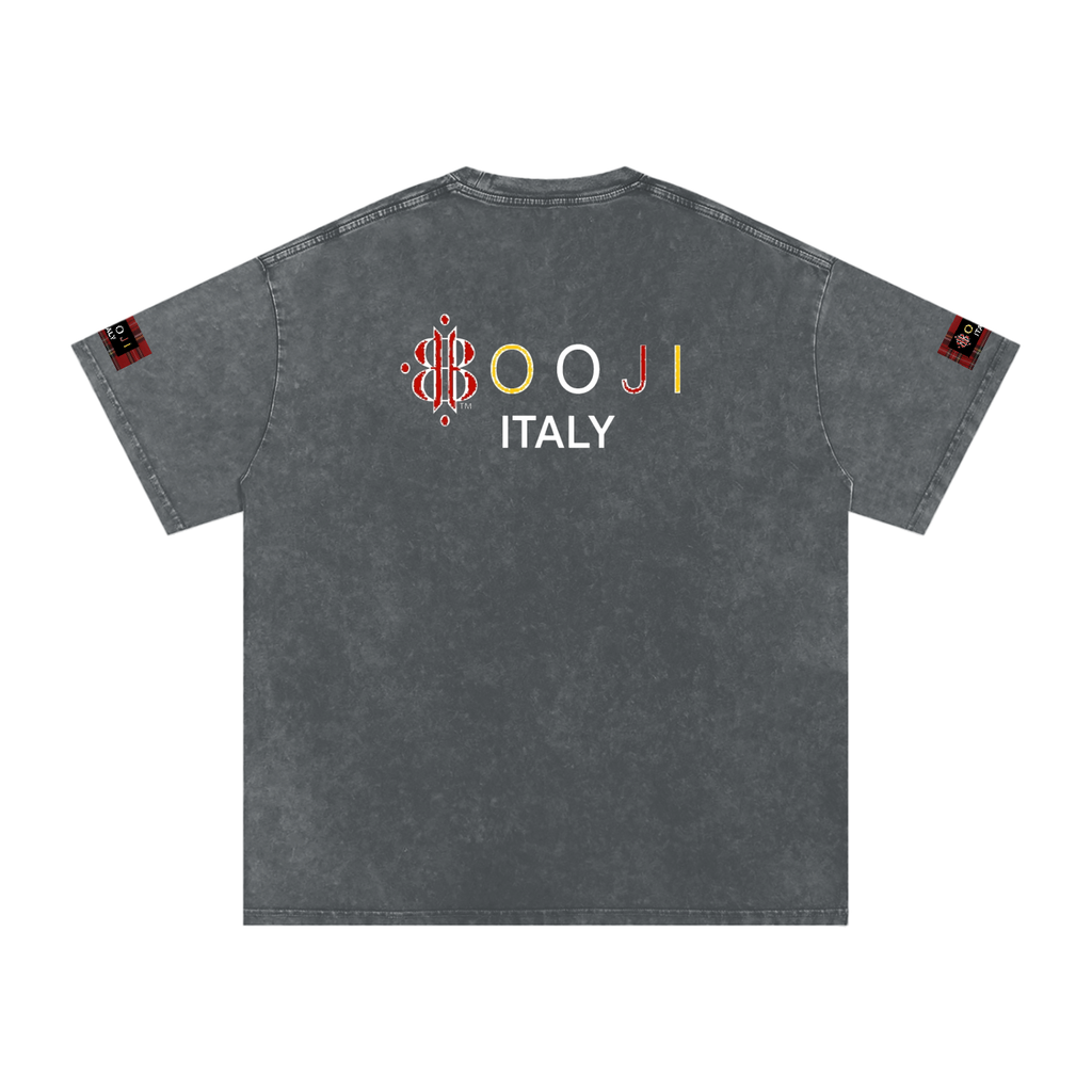 BOOJI ITALY ESCI'S COLLECTION SNOW WASHED T-SHIRT