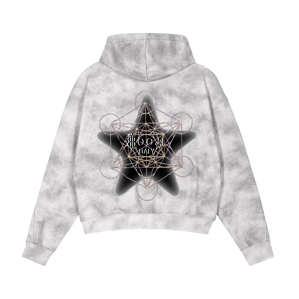 BOOJI ITALY 4 EVER LOGO STARS ZIP-UP FLEECE HOODIE