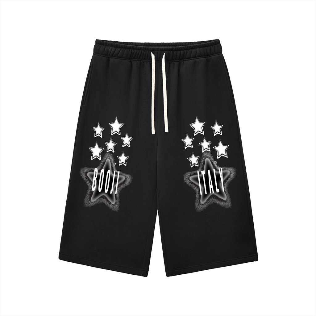 BOOJI ITALY STARS LOGO 3/4 LENGTH SWEATSHORTS