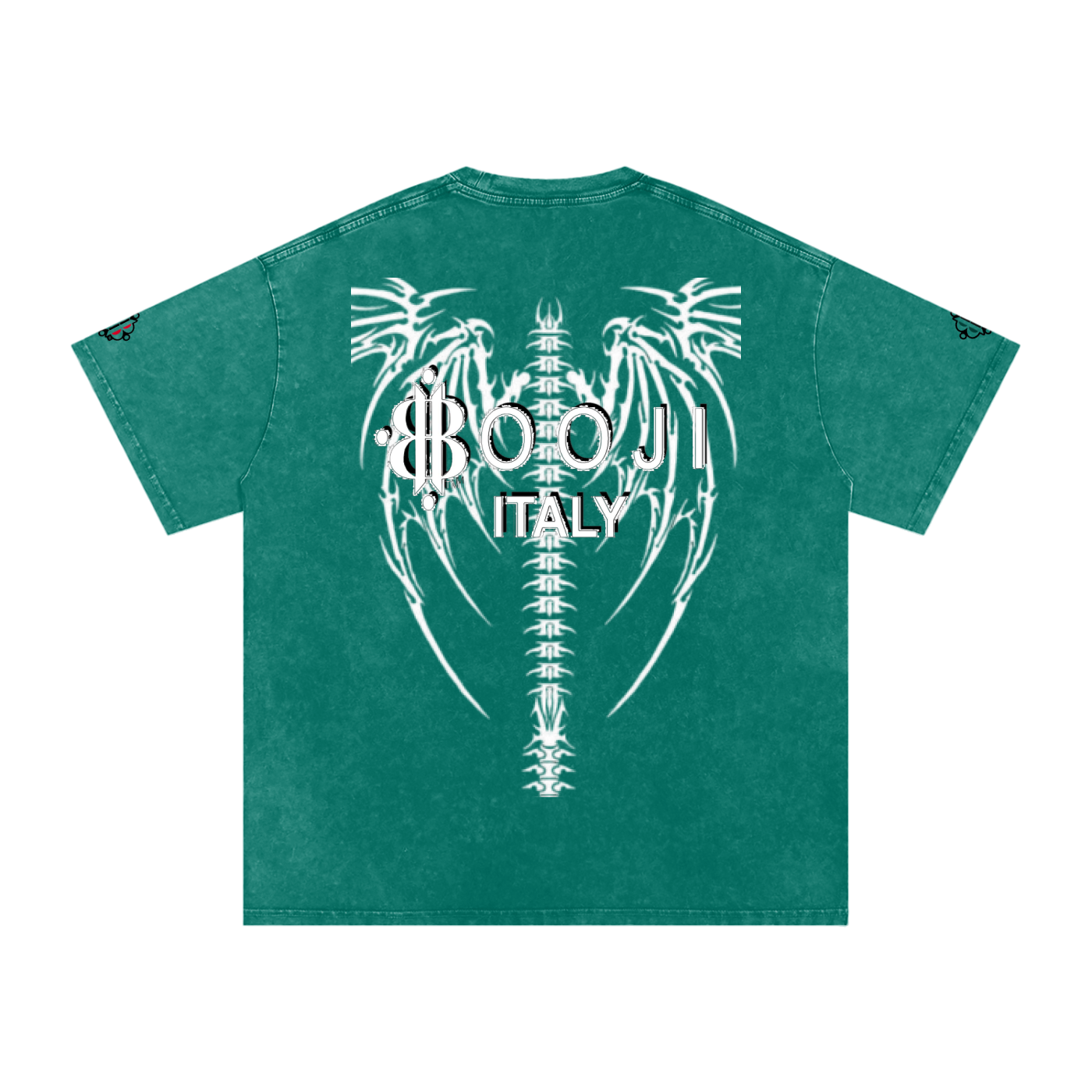 BOOJI ITALY "DXXD IN LOVE" LINE SNOW WASHED T-SHIRT