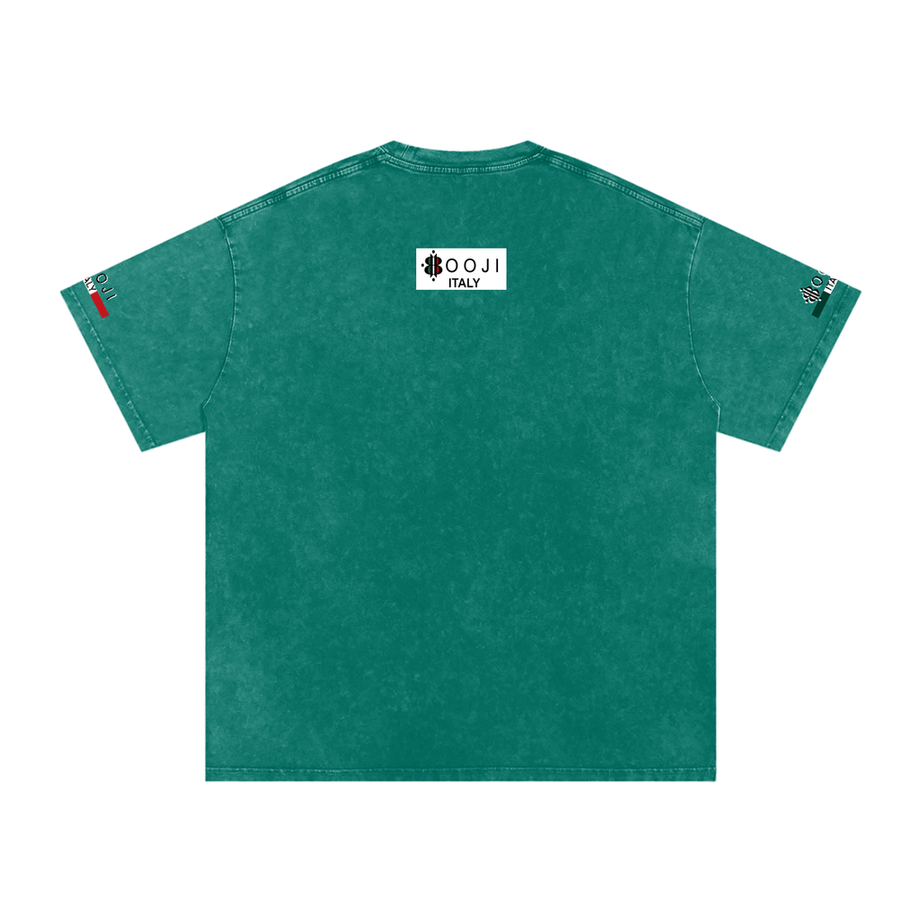 BOOJI ITALY SCARPE DM COLLECTION SNOW WASHED COTTON T-SHIRT