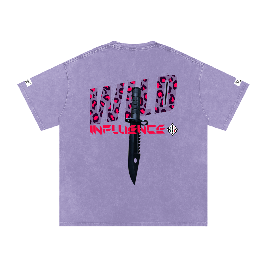 BOOJI ITALY WILD INFLUENCE KNIFE SNOW WASHED T-SHIRT