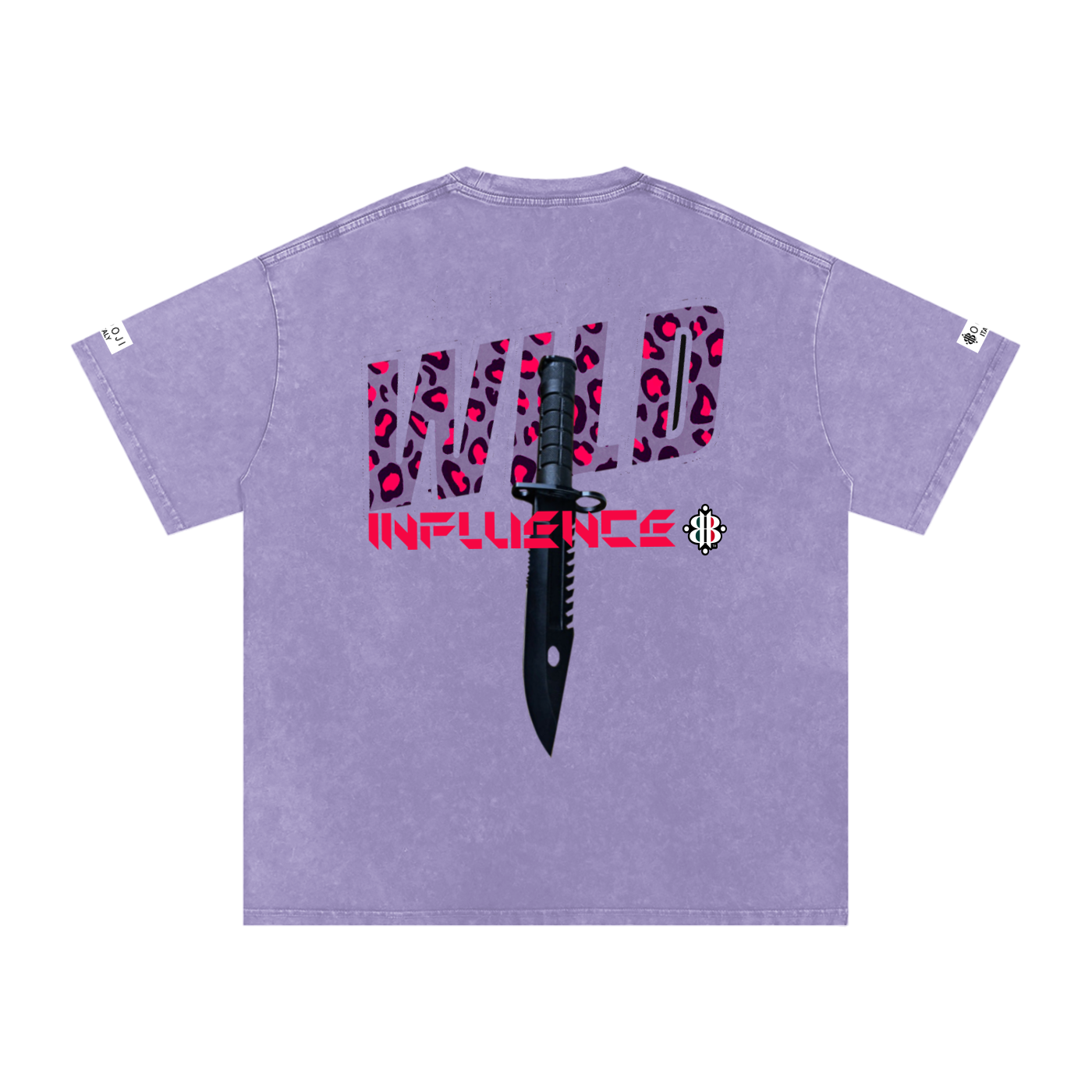 BOOJI ITALY WILD INFLUENCE KNIFE SNOW WASHED T-SHIRT