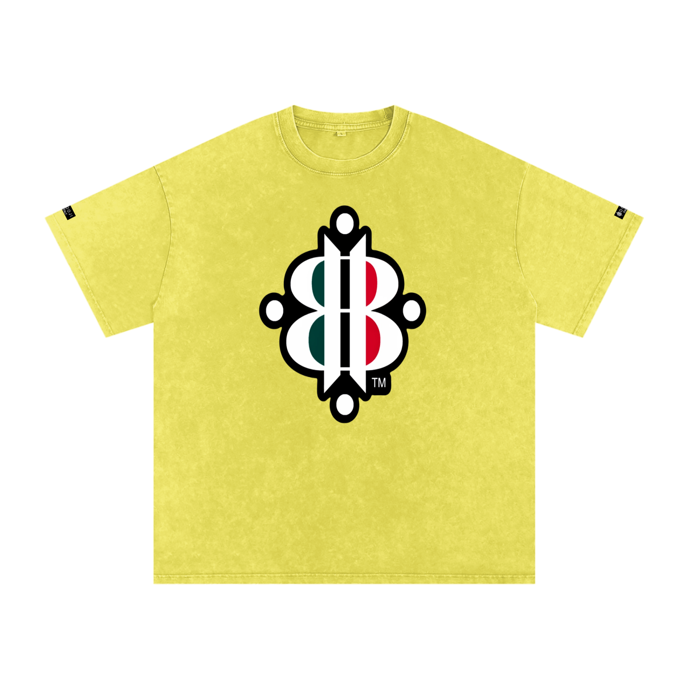 BOOJI ITALY "FLY DENIM MFR." SNOW WASHED T-SHIRT
