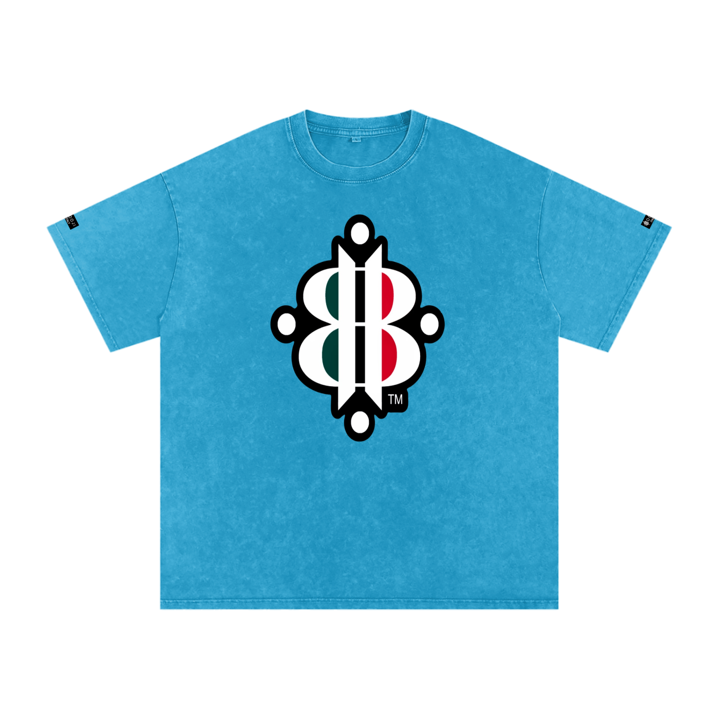 BOOJI ITALY "FLY DENIM MFR." SNOW WASHED T-SHIRT