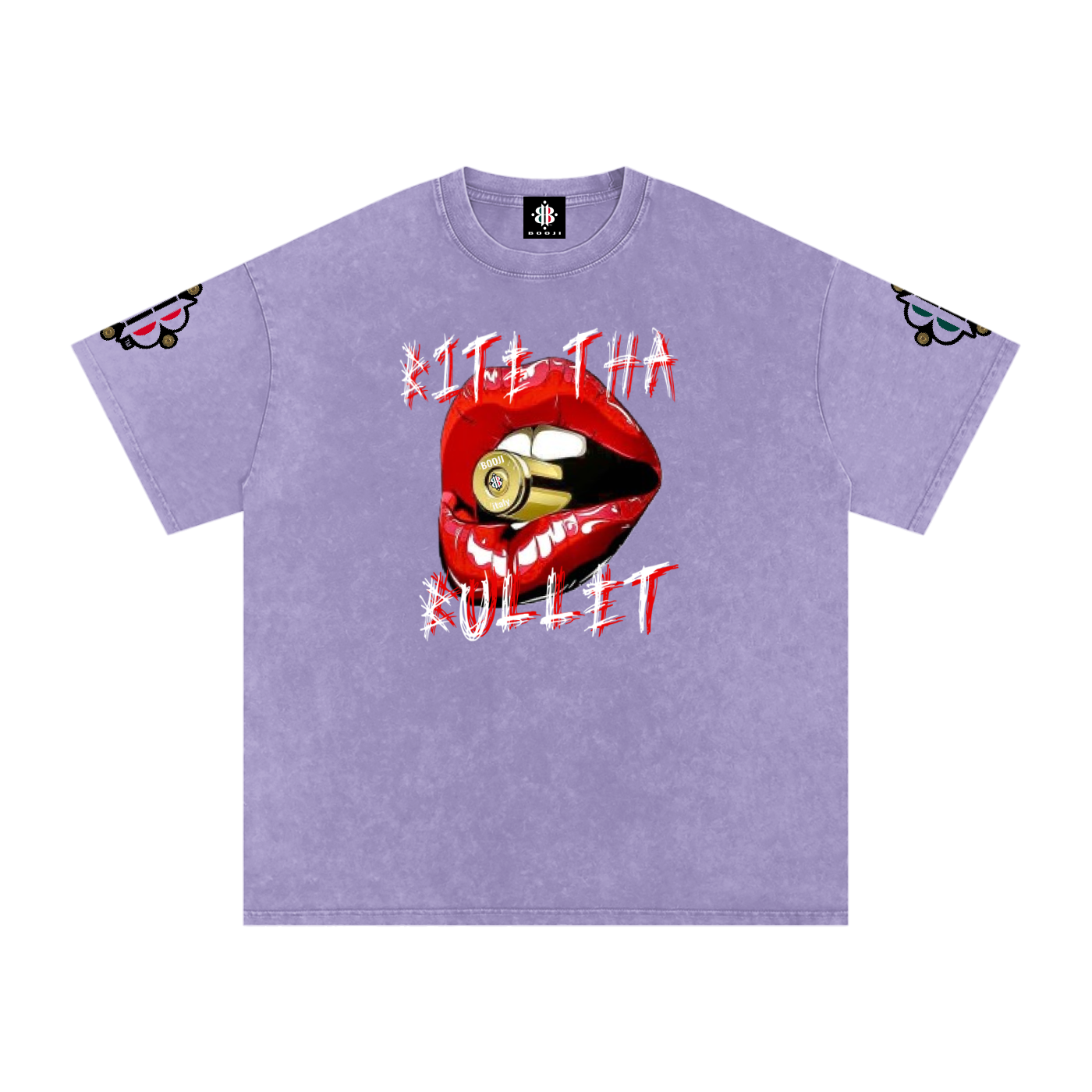 BOOJI ITALY BITE THA BULLET SNOW WASHED T-SHIRT
