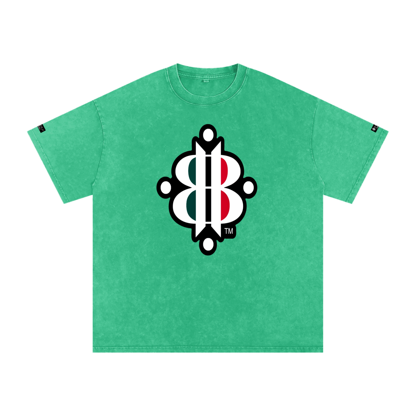 BOOJI ITALY "FLY DENIM MFR." SNOW WASHED T-SHIRT