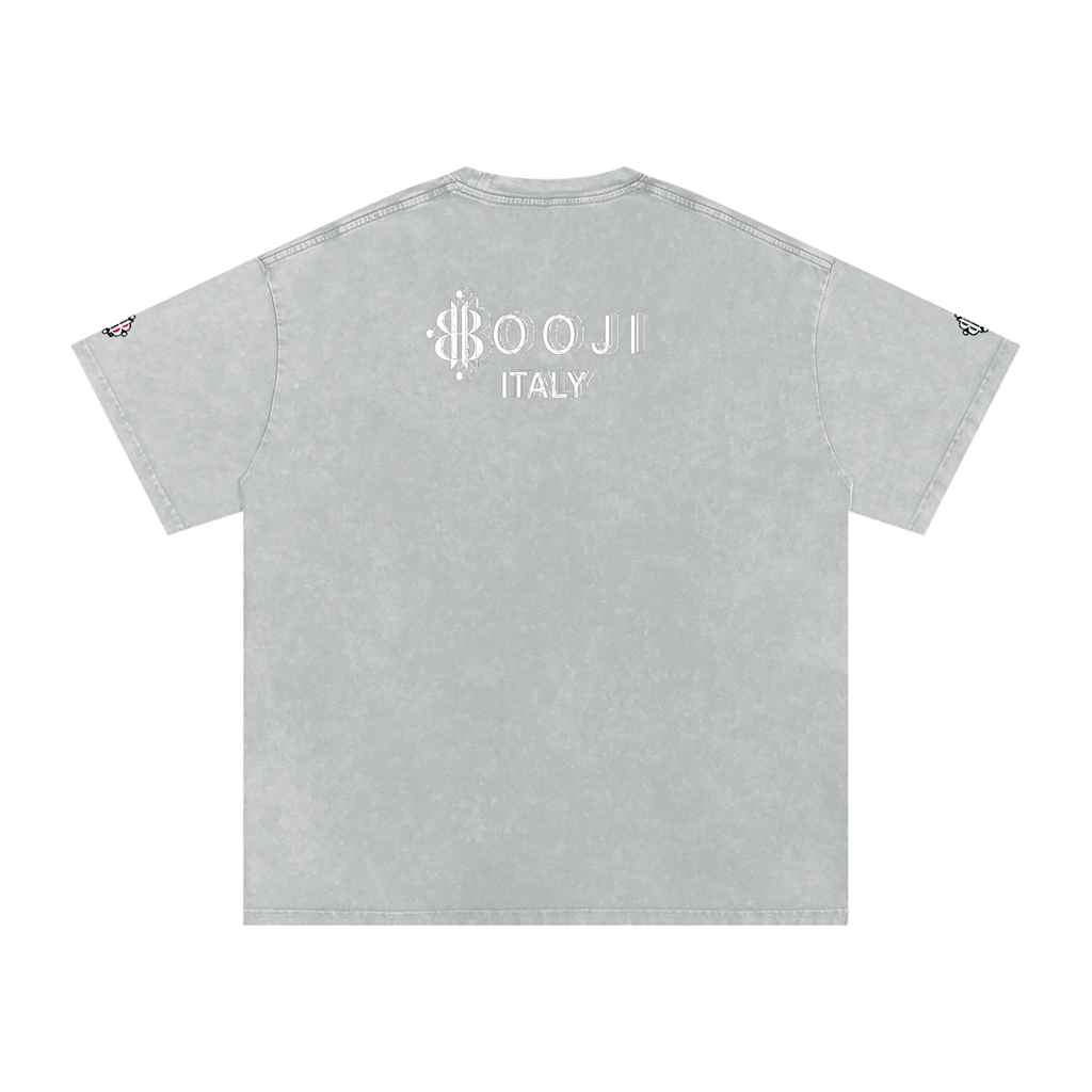 BOOJI ITALY BE A WAVE BEHAVE SNOW WASHED T-SHIRT