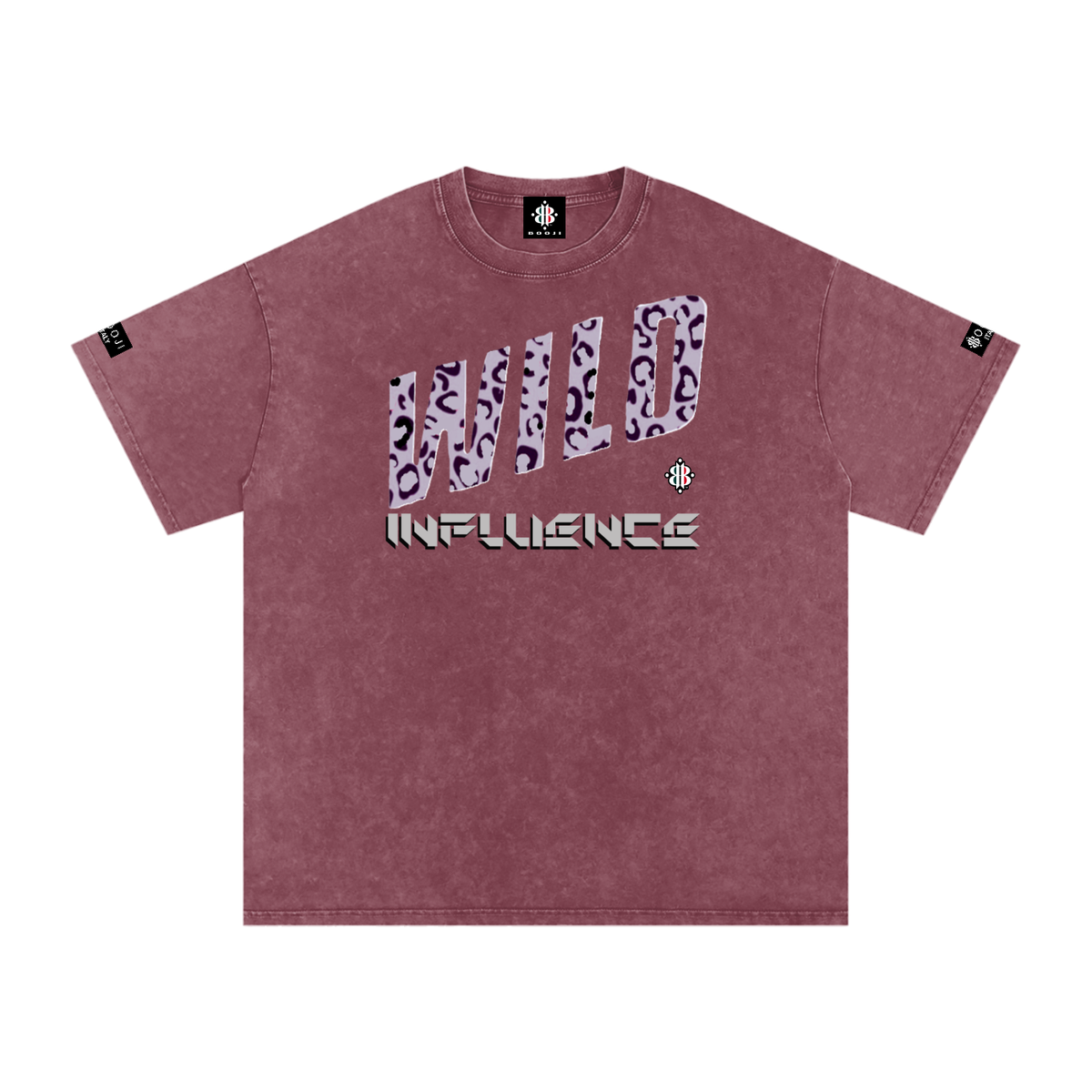 BOOJI ITALY WILD INFLUENCE COLLECTION SNOW WASHED T-SHIRT