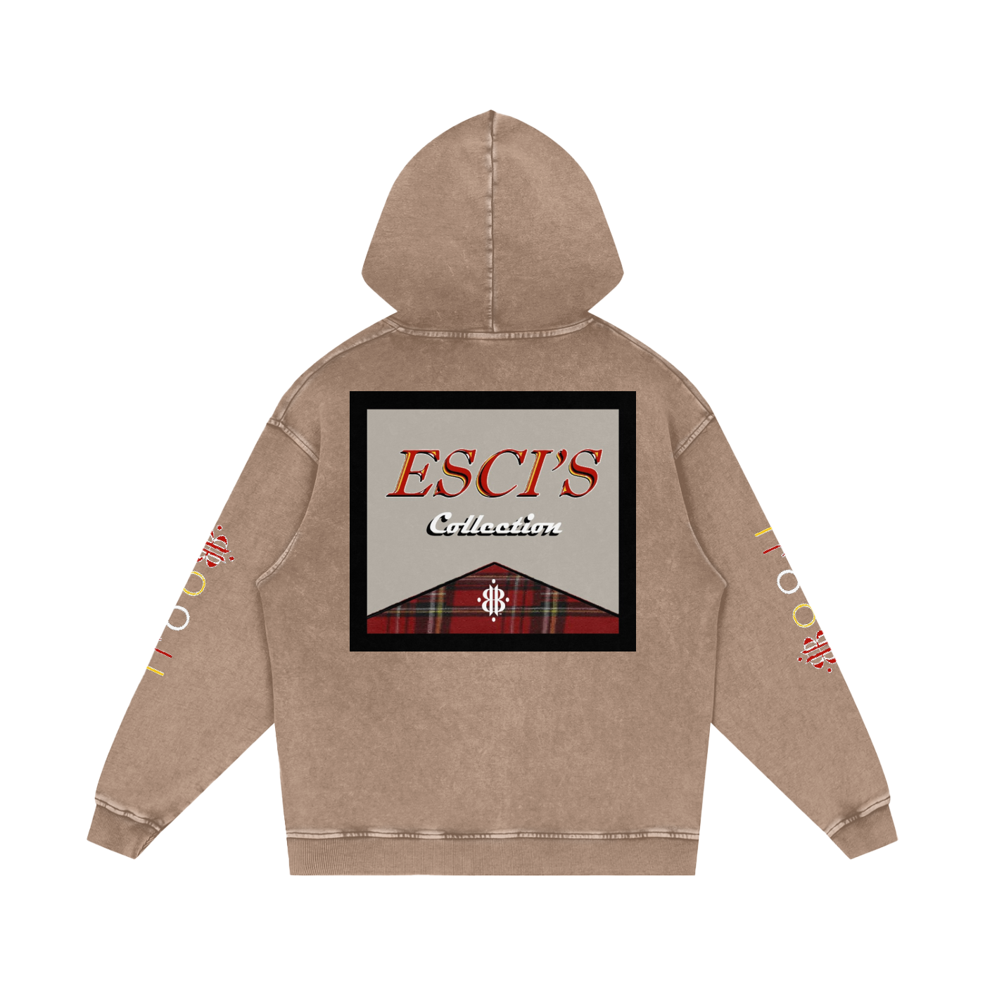 BOOJI ITALY ESCI'S COLLECTION  SNOW WASHED HOODIE