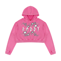 BOOJI ITALY BADDY COLLECTION MATCHING 2 PIECE SWEATSUIT WOMEN'S CROP HOODIE