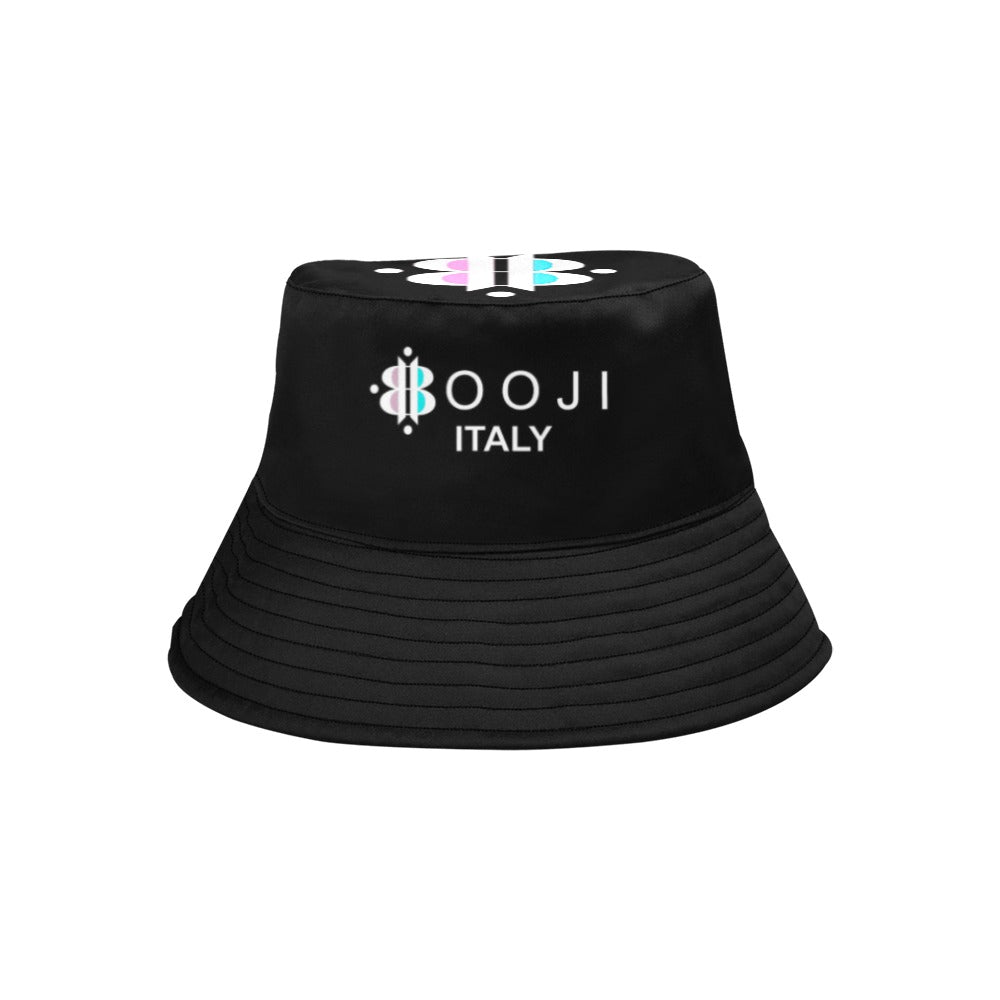 BOOJI INVERTED LOGO BLACK Unisex Bucket Hat