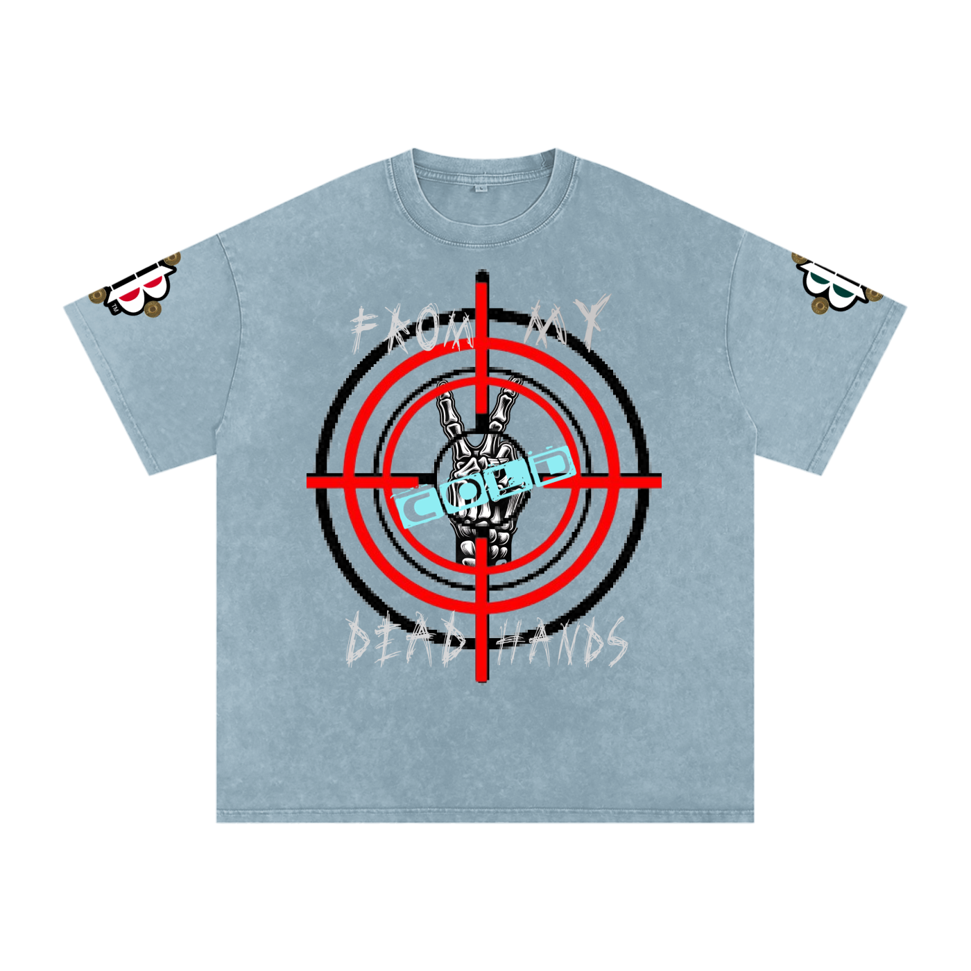 BOOJI ITALY "CLICK BANG COLLECTION" SNOW WASHED T-SHIRT