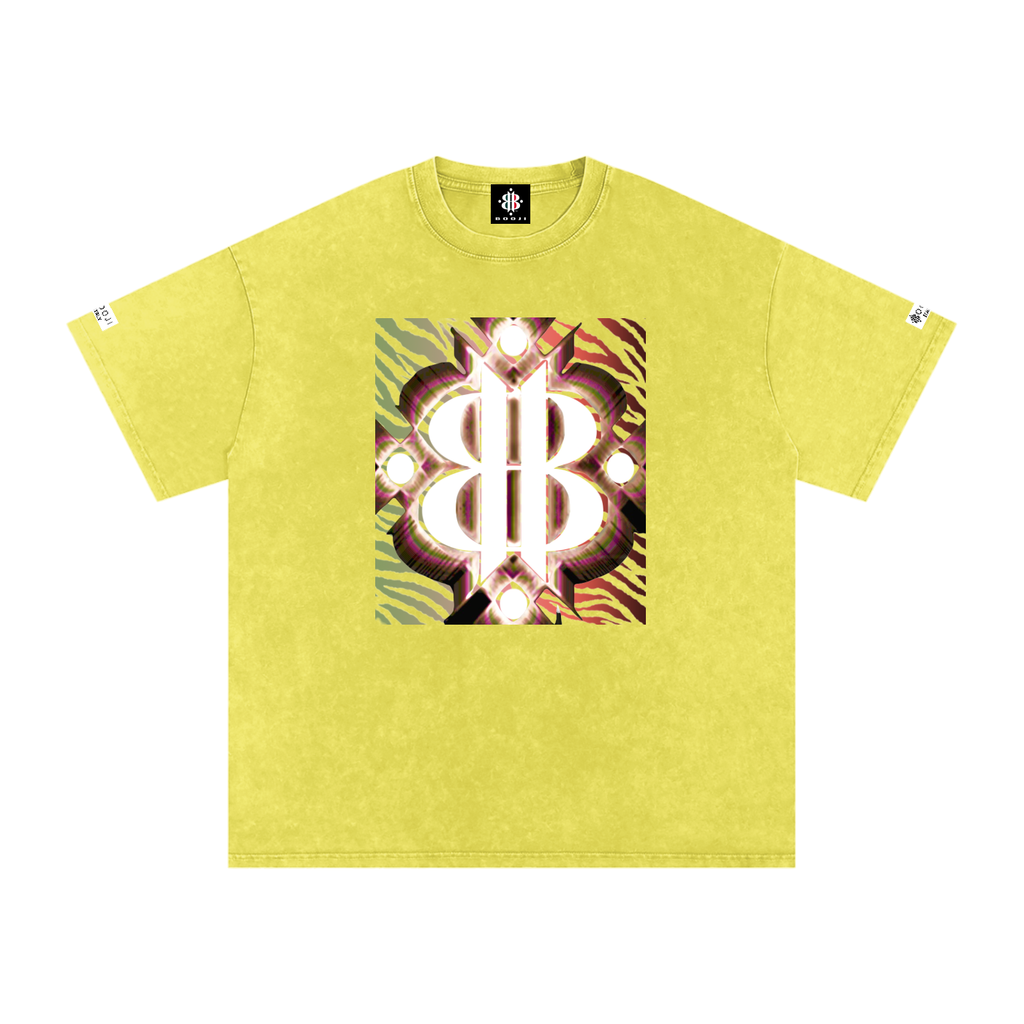 BOOI ITALY WILD INFLUENCE KNIFED SNOW WASHED T-SHIRT