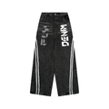 BOOJI ITALY FLY DENIM KID'S BLACK BAGGIE JEANS