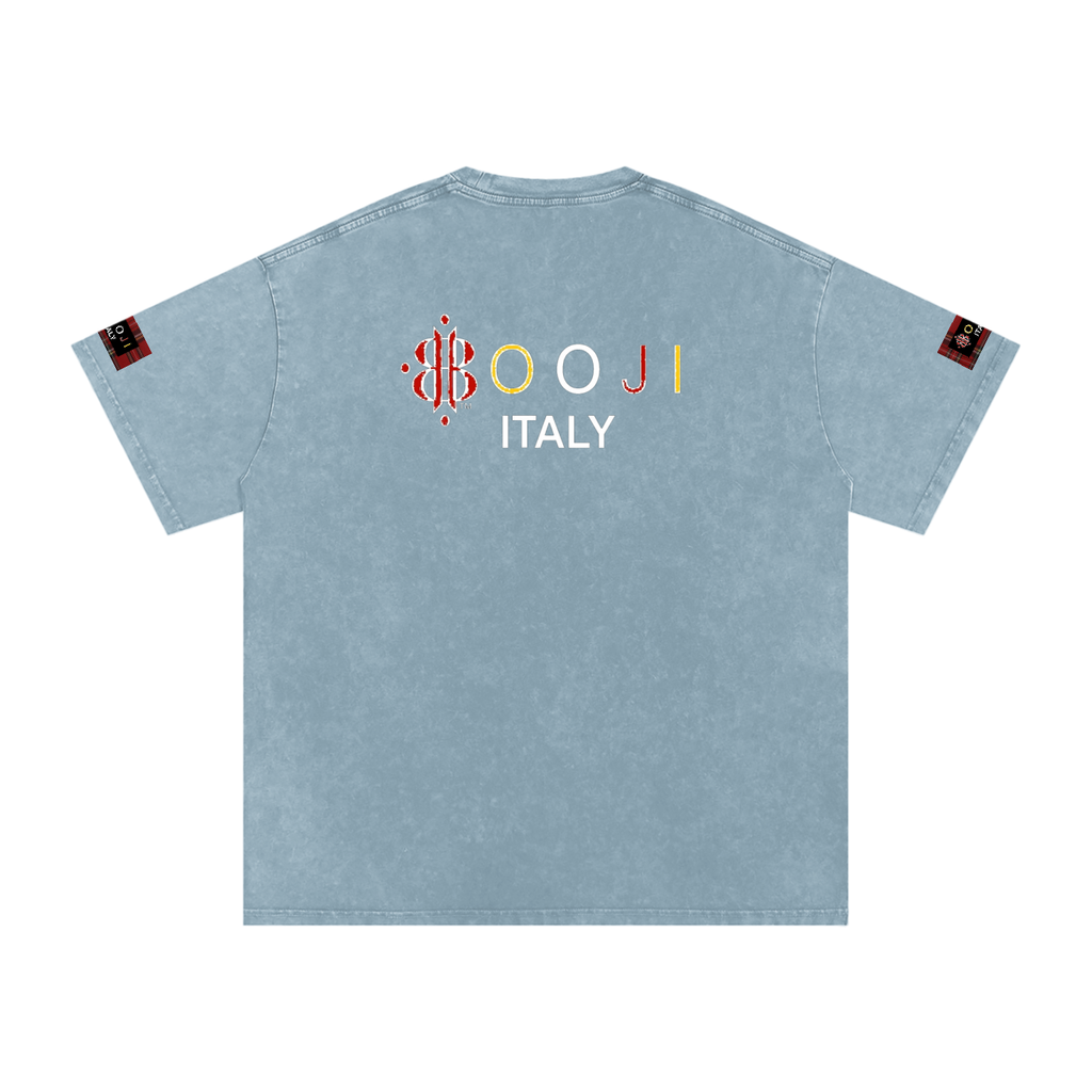 BOOJI ITALY ESCI'S COLLECTION SNOW WASHED T-SHIRT