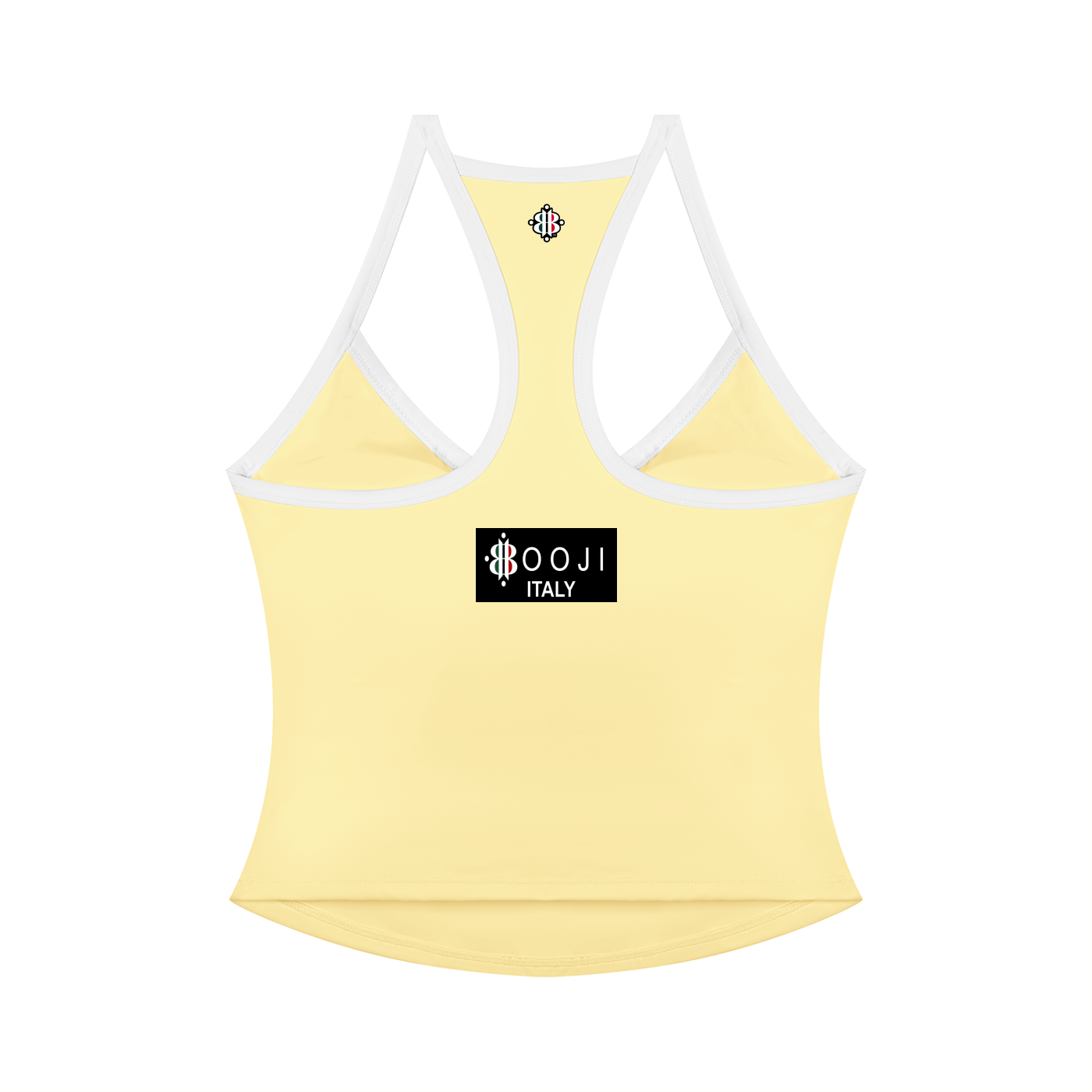 BOOJI ITALY 4 EVER $ LOGO WOMEN'S COLOR BLOCK YOGA TANK TOP