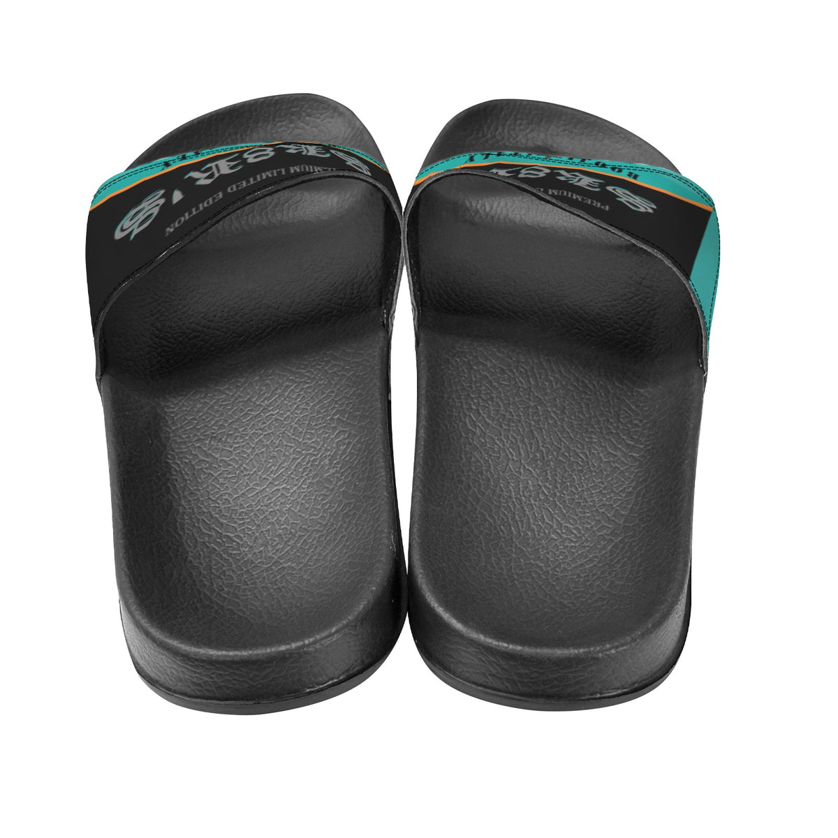 BOOJI ITALY SK8R'S COLLECTION WOMEN'S BLACK SOLE SLIDES