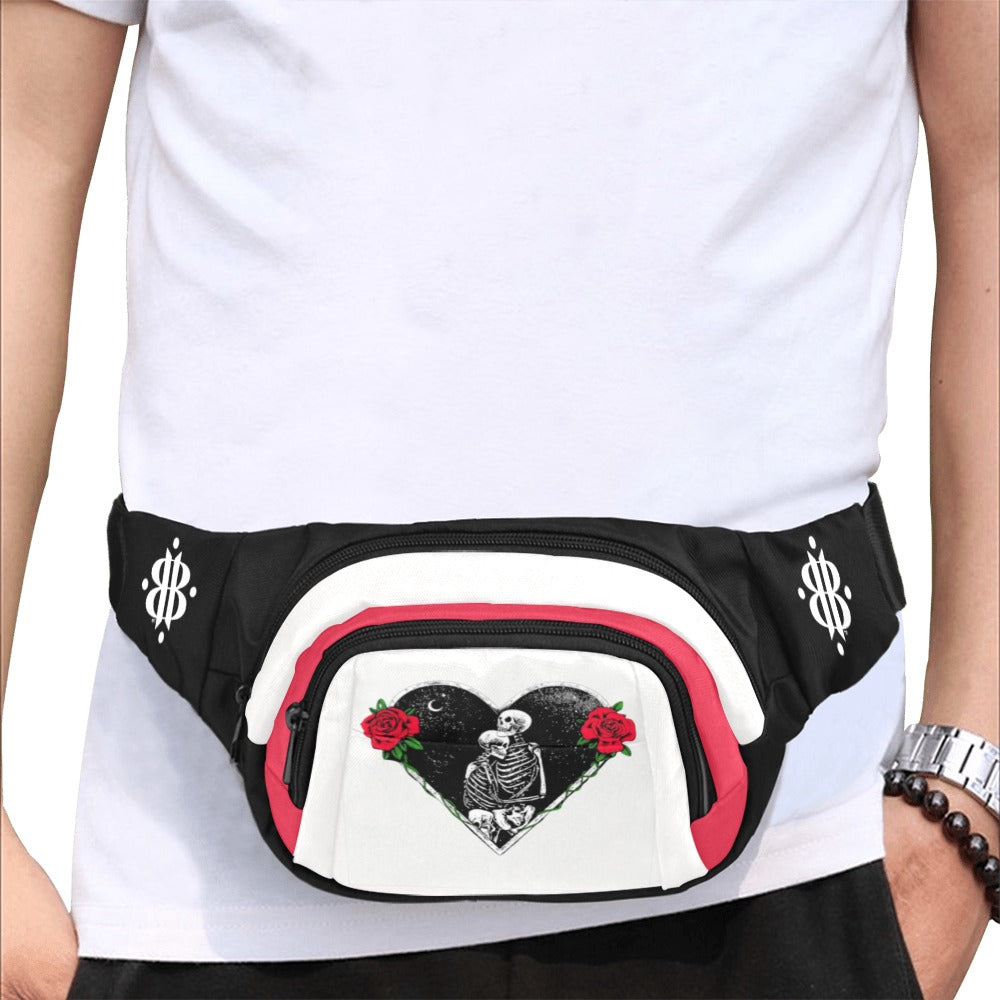 BOOJI ITALY DXXD IN LOVE COLLECTION BLACK WAIST BAG