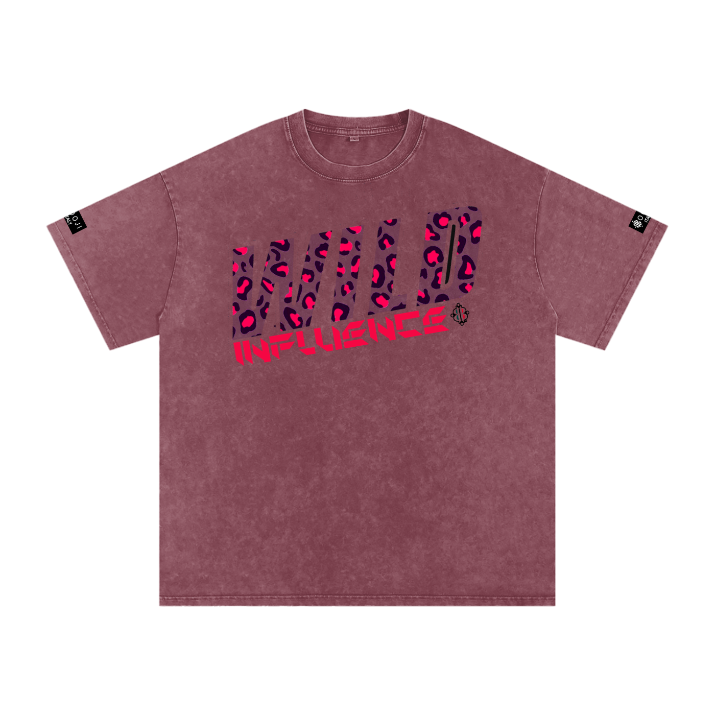 BOOJI ITALY "WILD INFLUENCE" SNOW WASHED T-SHIRT