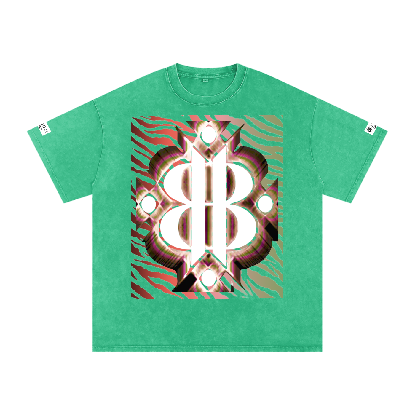 BOOJI ITALY WILD INFLUENCE KNIFE SNOW WASHED T-SHIRT