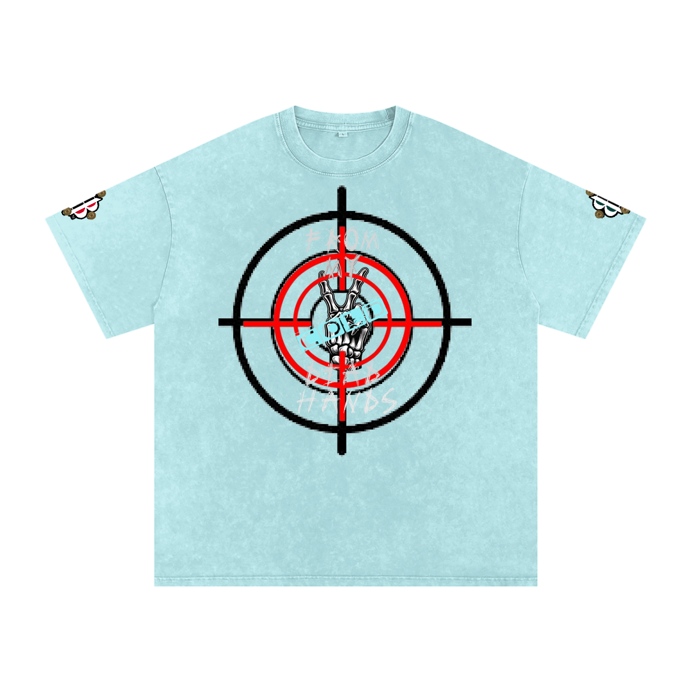 BOOJI ITALY CLICK BANG COLLECTION MENS SNOW WASHED T-SHIRT