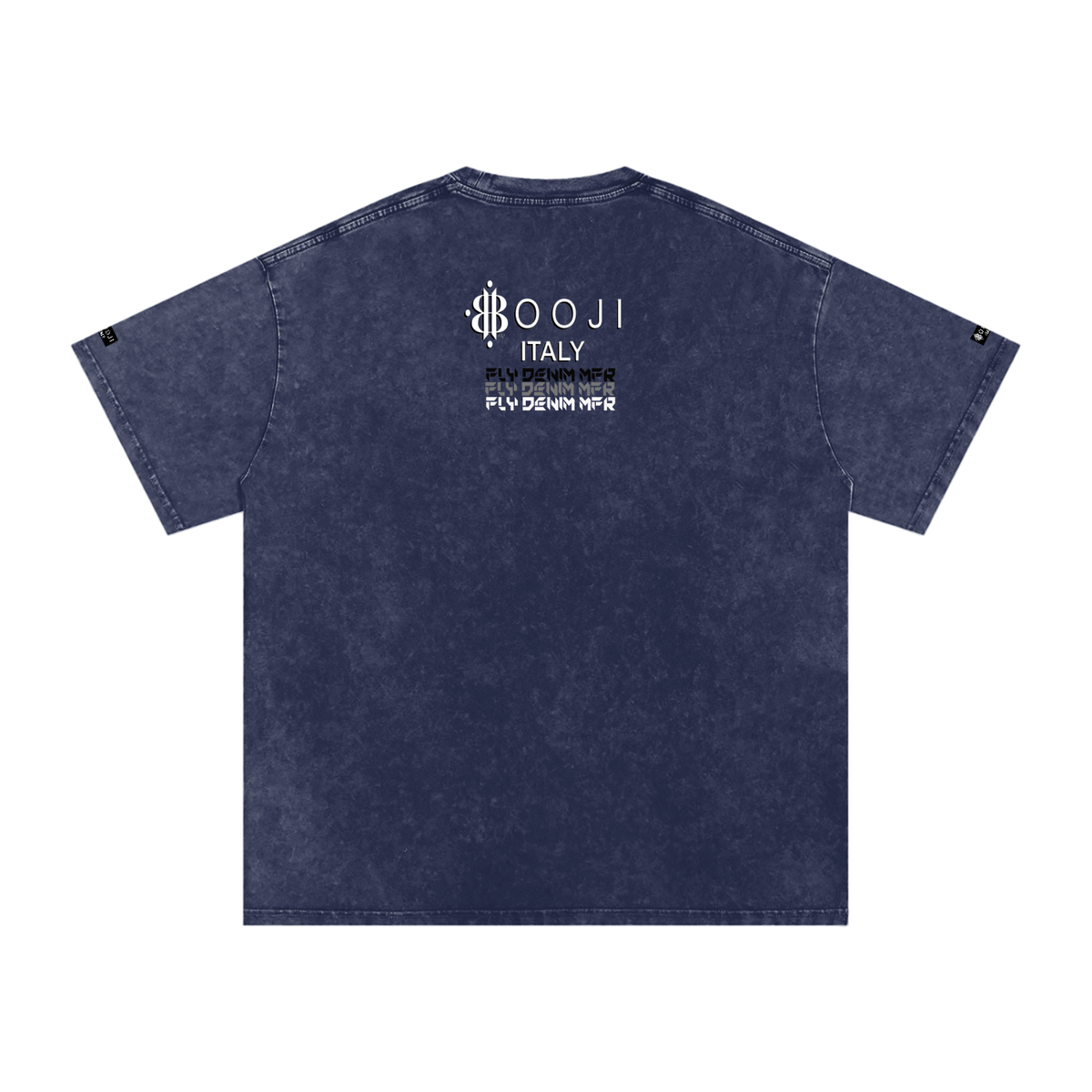BOOJI ITALY FLY DENIM MFR. COLLECTION SNOW WASHED T-SHIRT