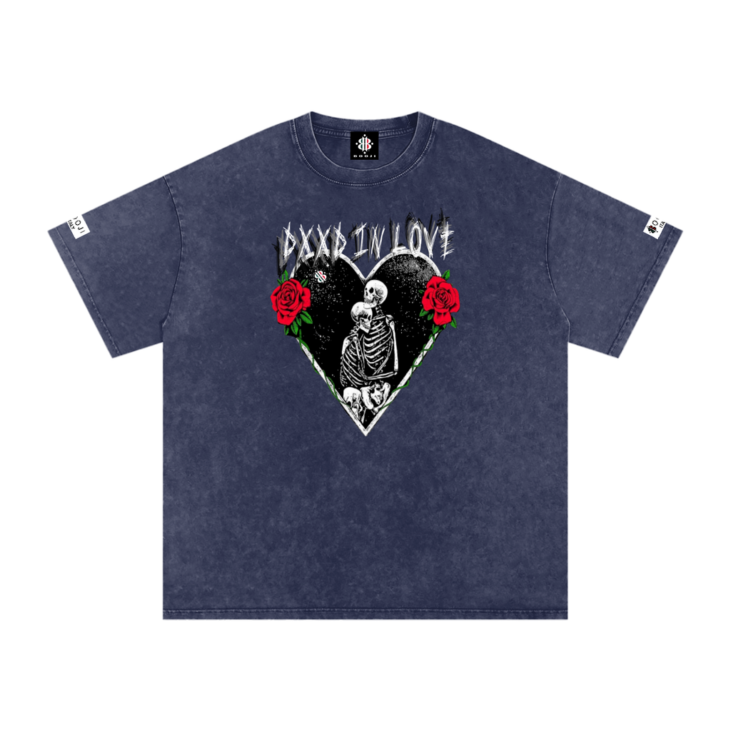 BOOJI ITALY DXXD IN LOVE SNOW WASHED T-SHIRT