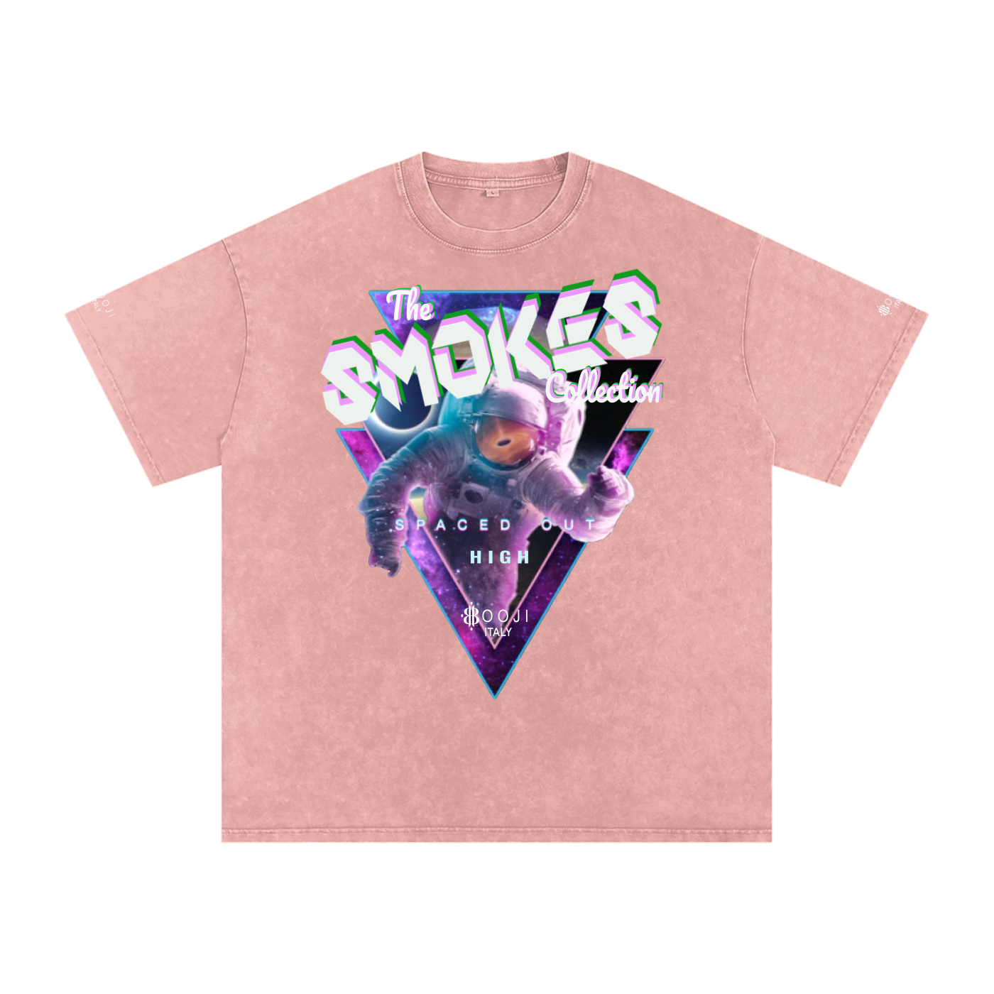 BOOJI ITALY "SMOKES COLLECTION" SNOW WASHED T-SHIRT