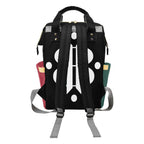 BOOJI ITALY 4 EVER $ LOGO PATTERN BLACK DELUXE BACKPACK