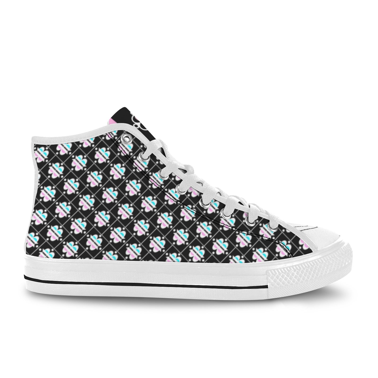 BOOJI ITALY 4-EVER $ LOGO INVERTED PATTERN HI-TOP MENS SNEAKS