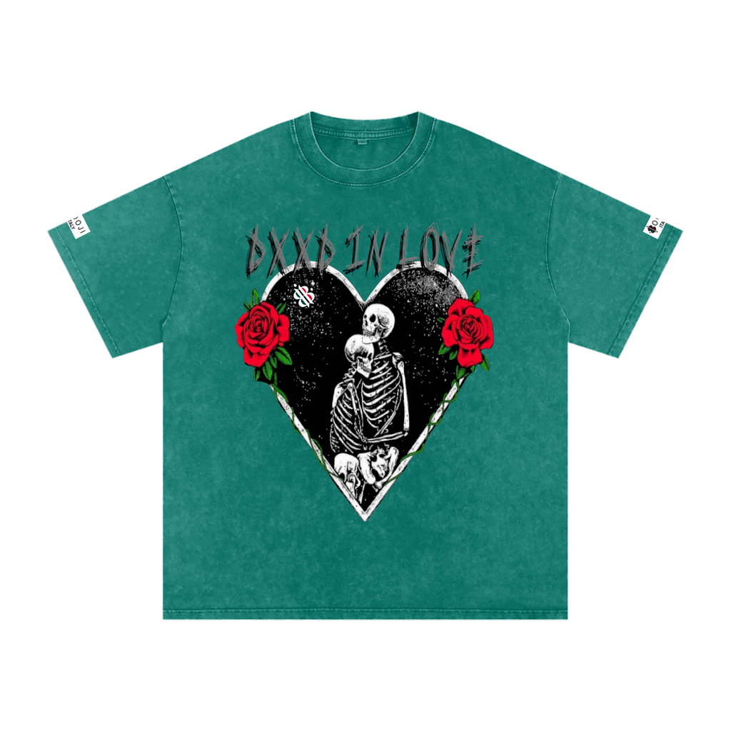 BOOJI ITALY "DXXD IN LOVE" SNOW WASHED T-SHIRT