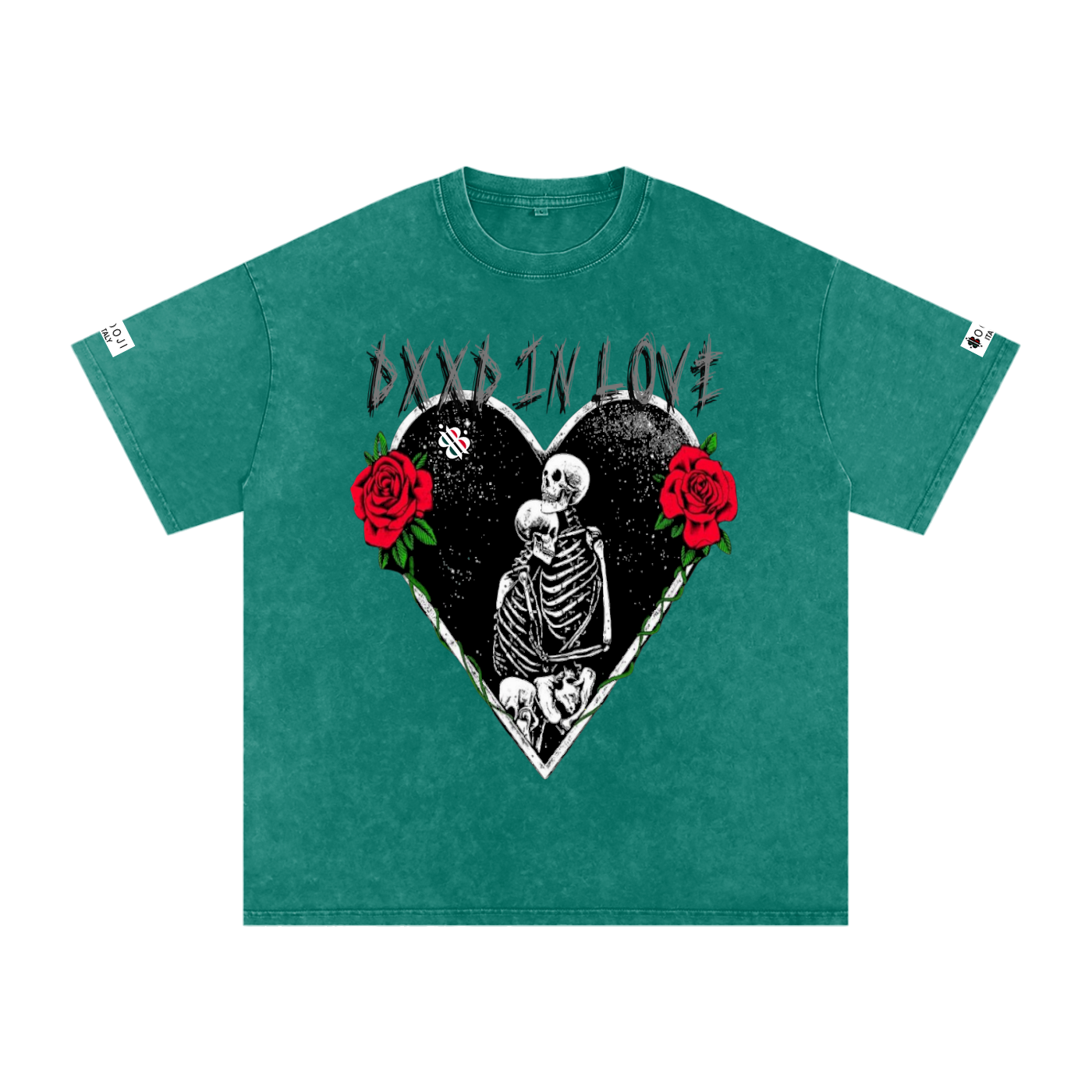 BOOJI ITALY "DXXD IN LOVE" SNOW WASHED T-SHIRT