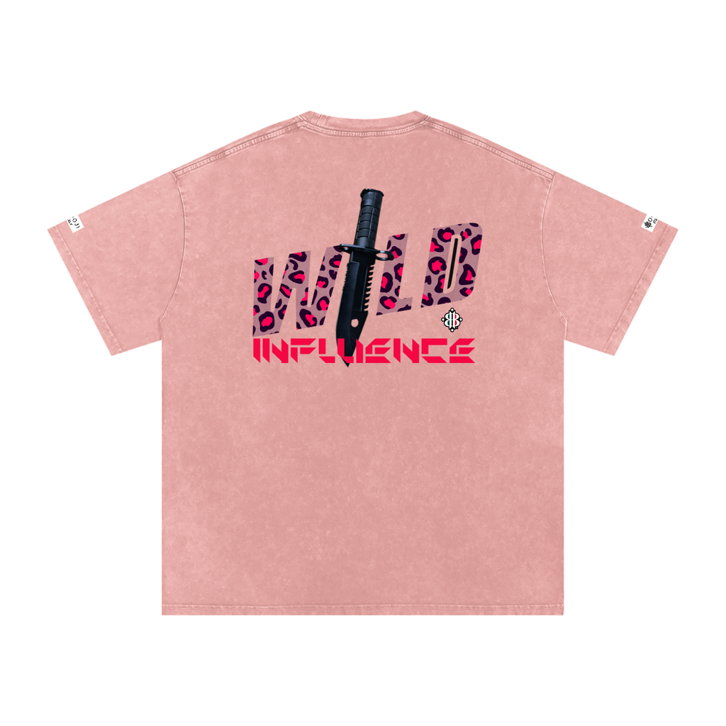 BOOI ITALY WILD INFLUENCE KNIFED SNOW WASHED T-SHIRT