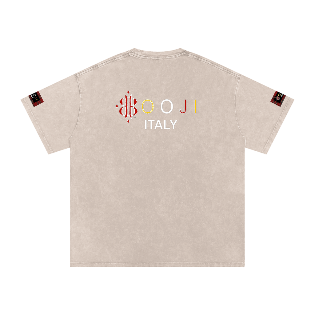 BOOJI ITALY ESCI'S COLLECTION SNOW WASHED T-SHIRT