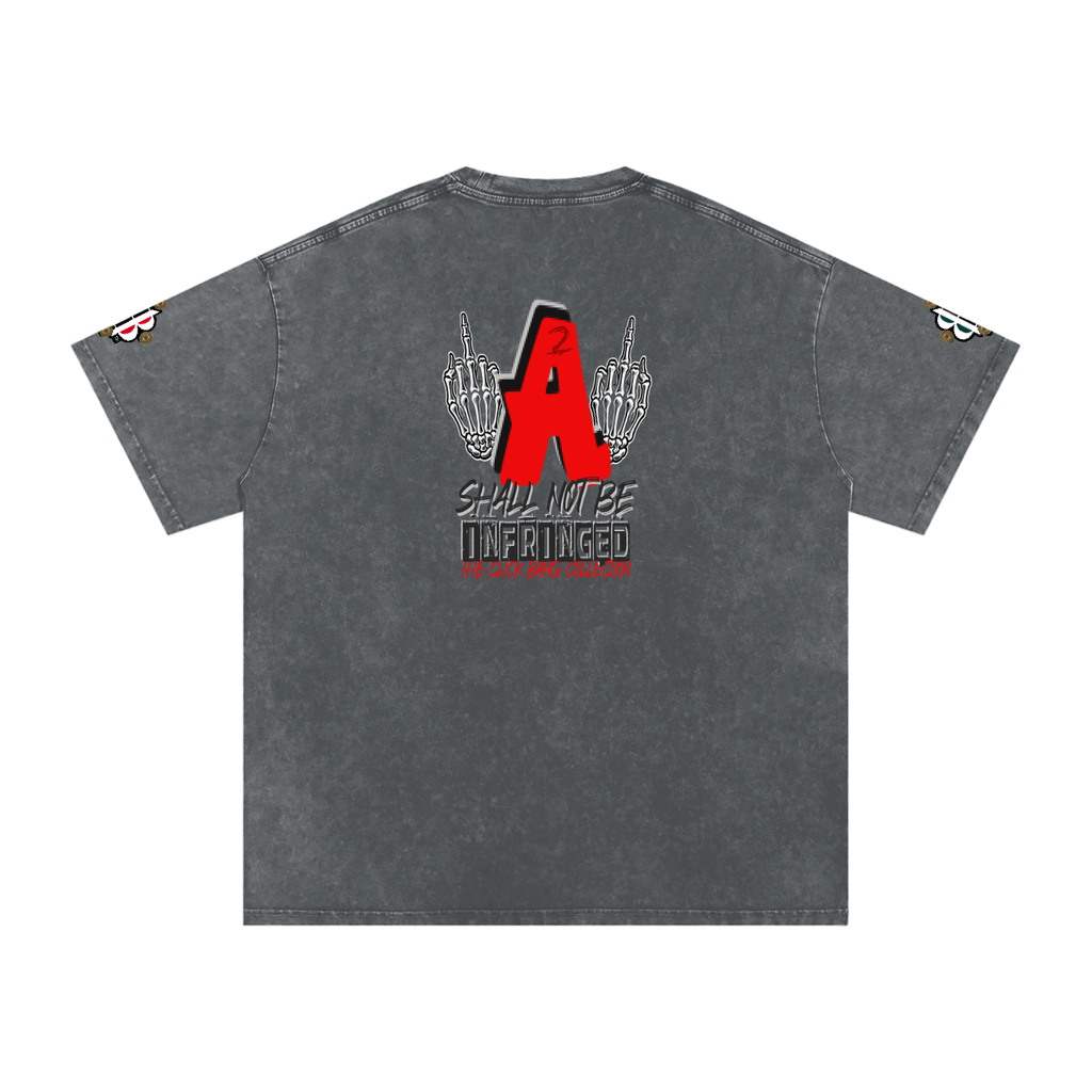 BOOJI ITALY CLICK BANG COLLECTION MENS SNOW WASHED T-SHIRT