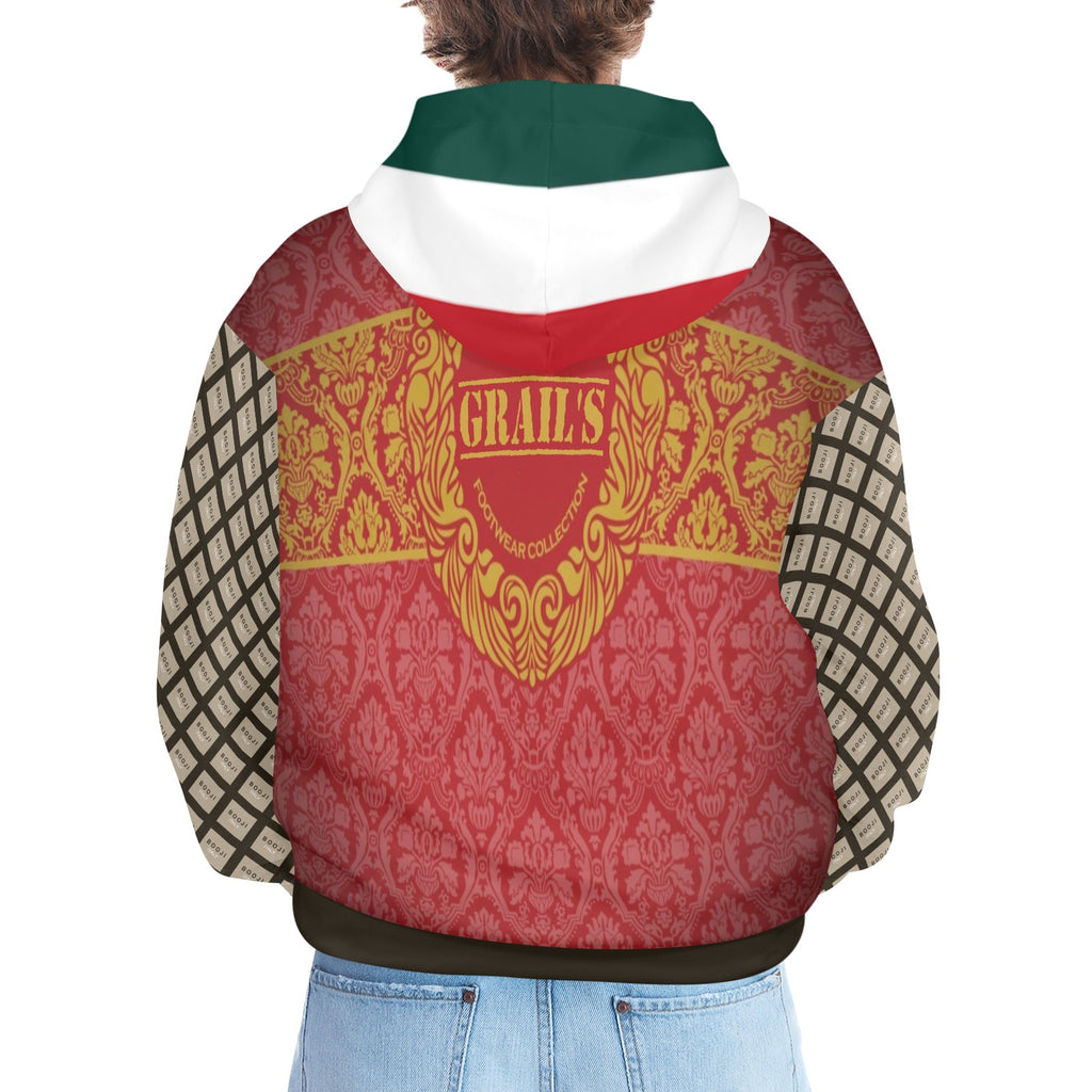 BOOJI GRAILS COLLECTION Men's All Over Print Hoodie (Model H61)