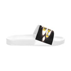 BOOJI ITALY ETA PRIMO COLLECTION LOGO MEN'S WHITE SOLE SLIDES