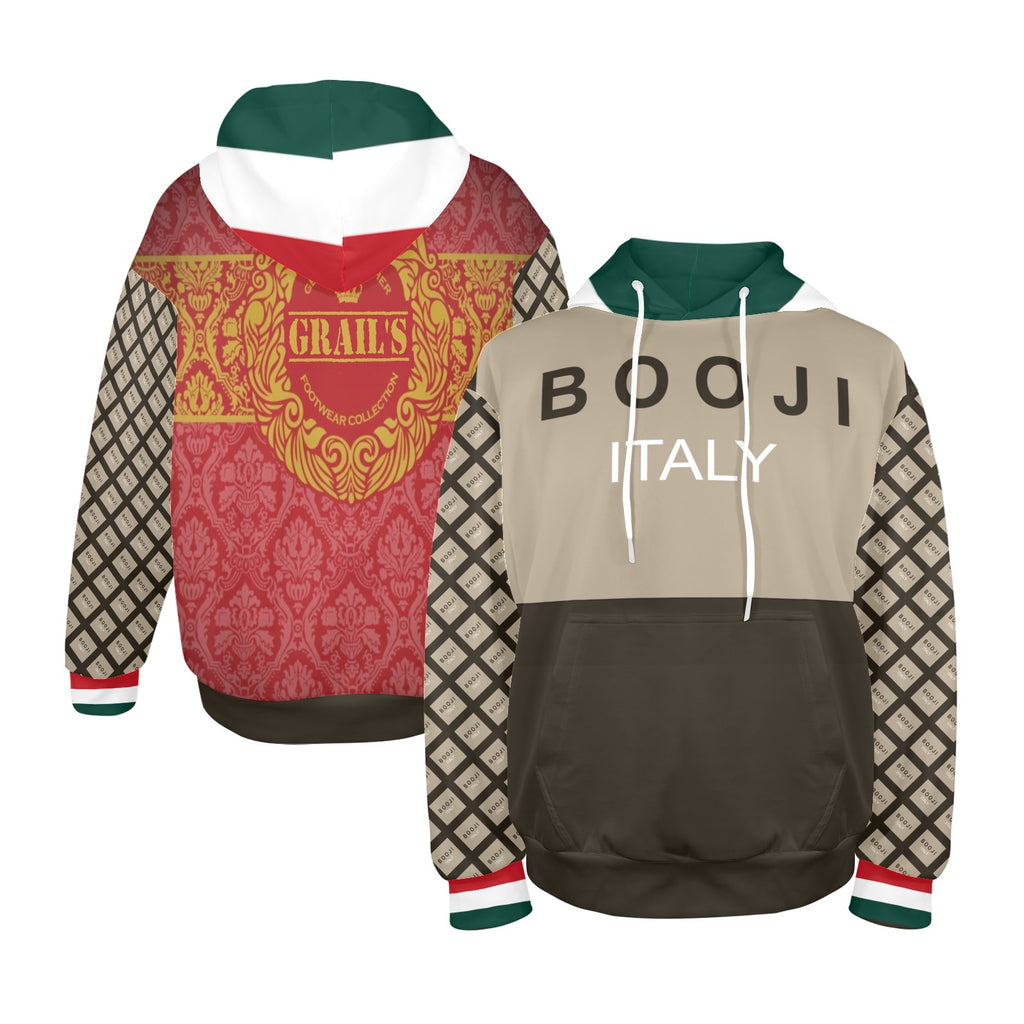 BOOJI GRAILS COLLECTION Men's All Over Print Hoodie (Model H61)