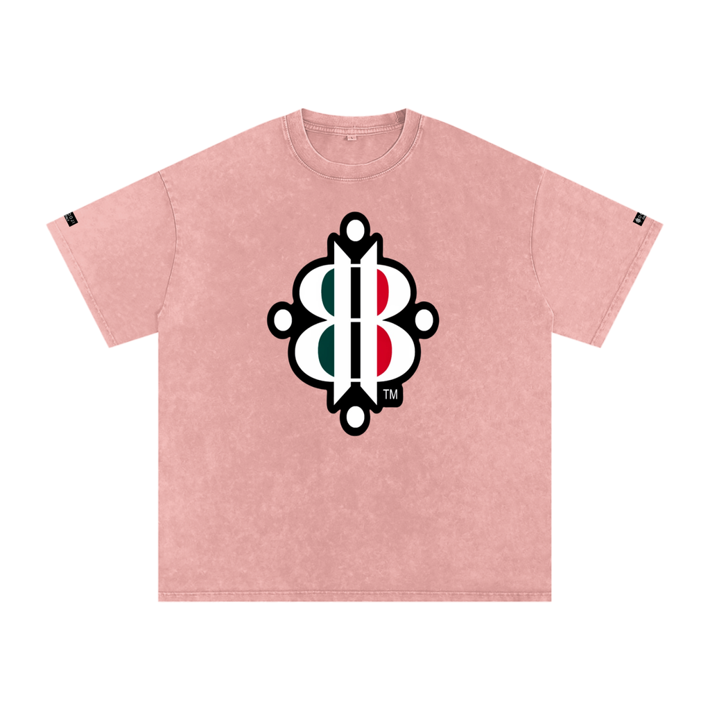 BOOJI ITALY "FLY DENIM MFR." SNOW WASHED T-SHIRT
